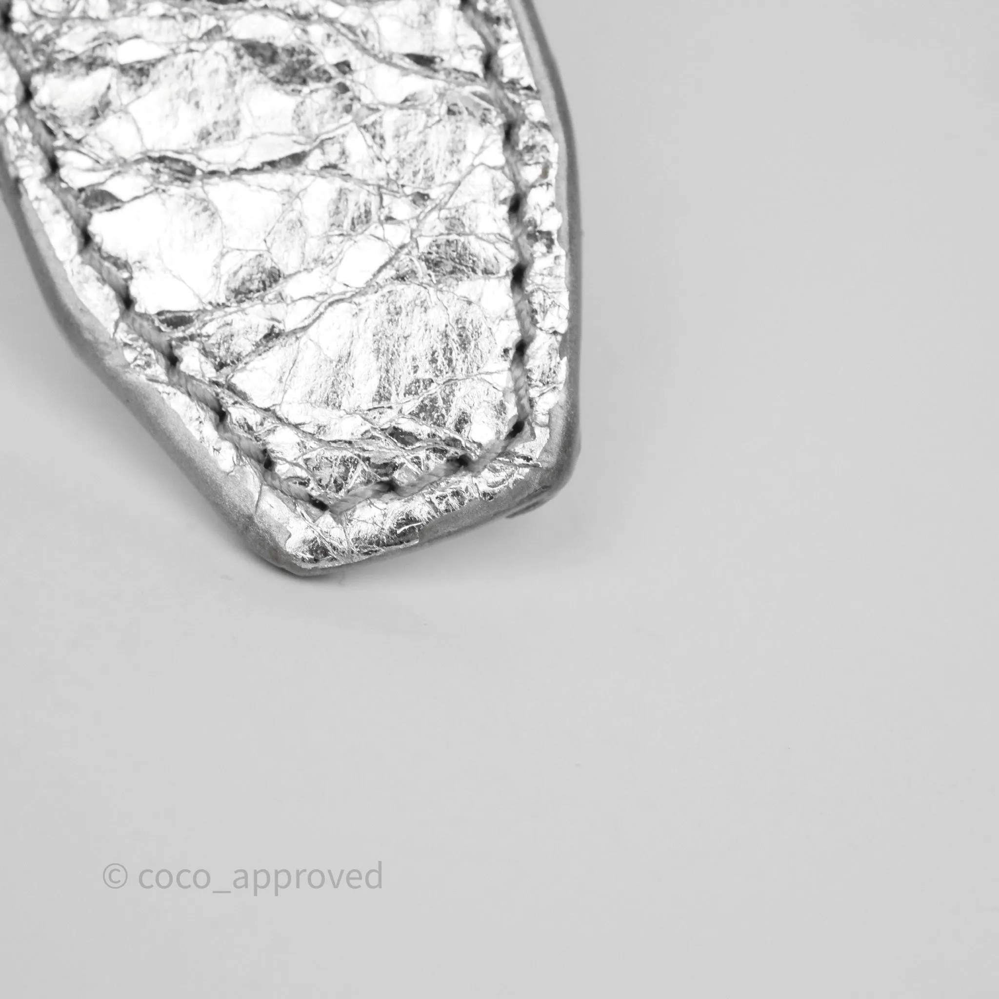 Balenciaga Le Cagole Shoulder Bag Metallic Silver