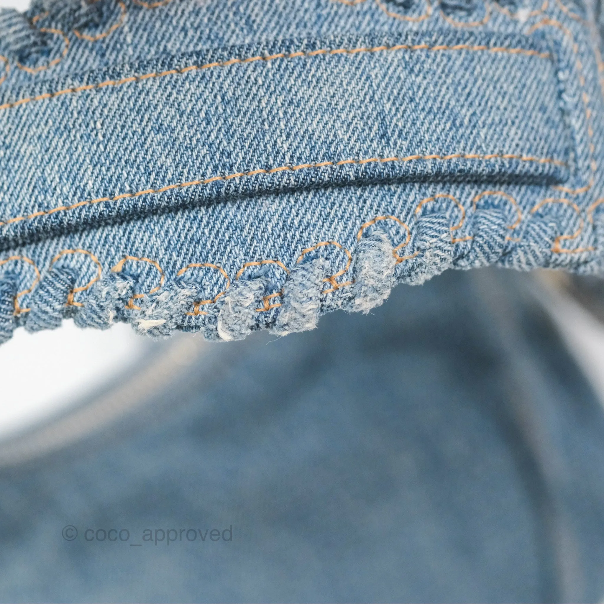 Balenciaga Le Cagole Small Embellished Denim Shoulder Bag