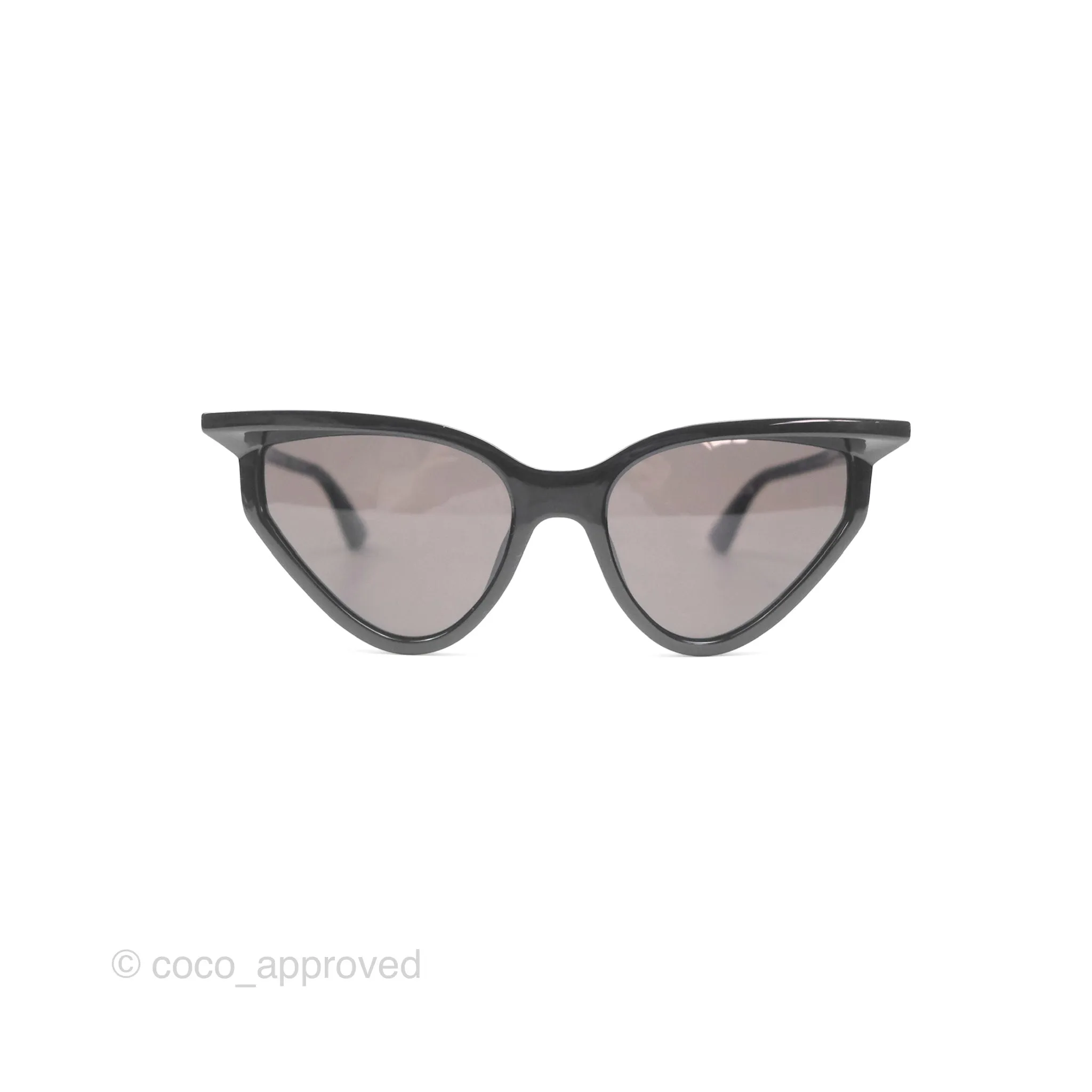 Balenciaga Rim Cat-eye Sunglasses Black