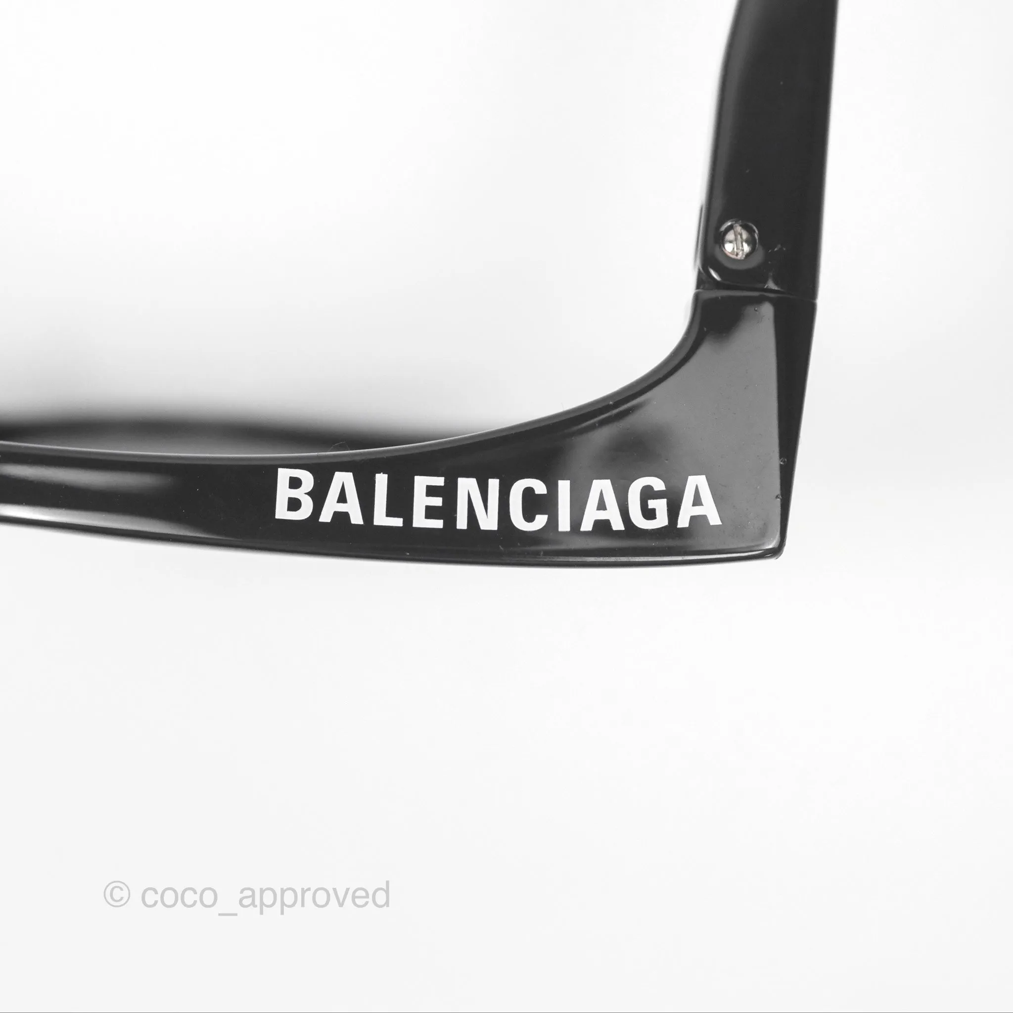Balenciaga Rim Cat-eye Sunglasses Black