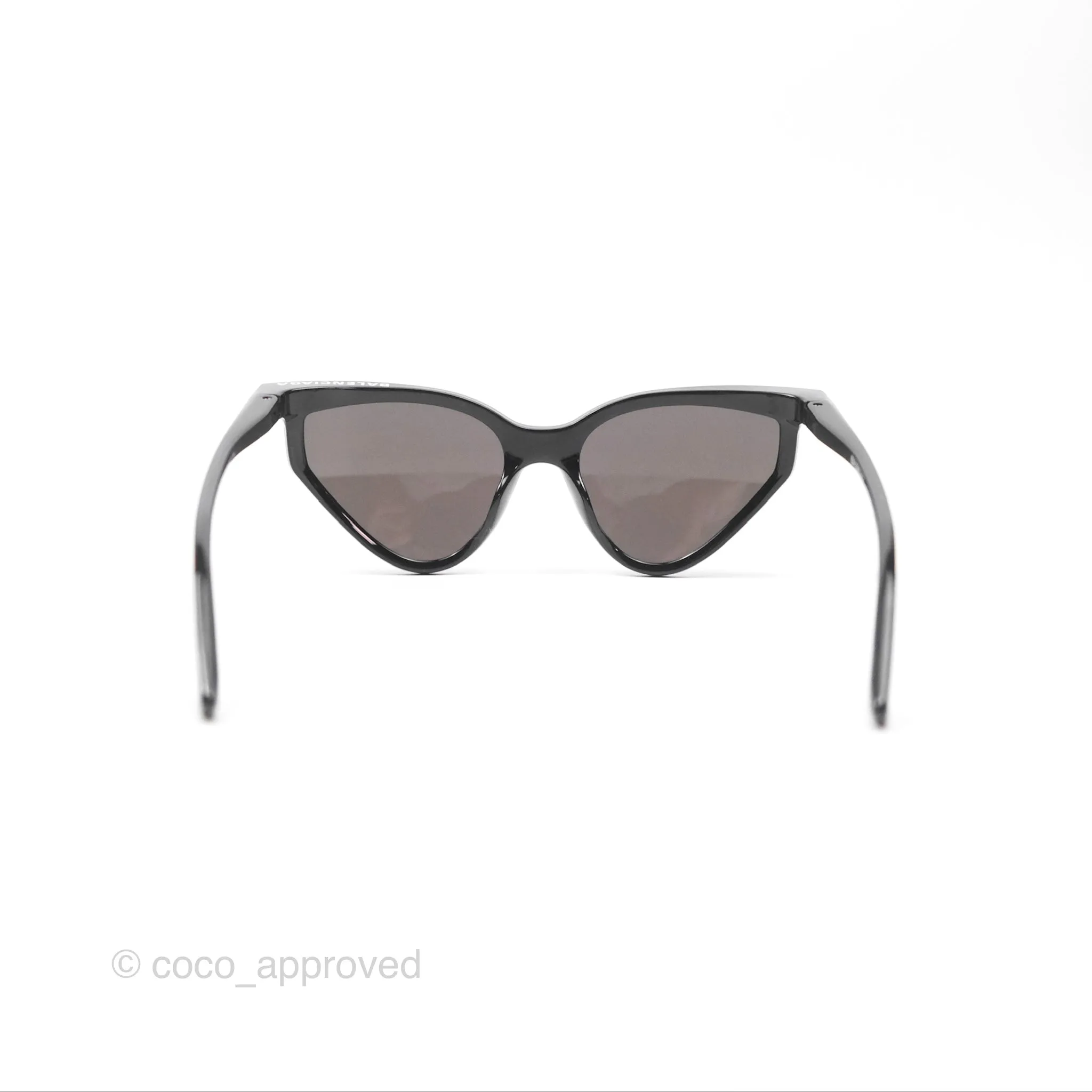Balenciaga Rim Cat-eye Sunglasses Black