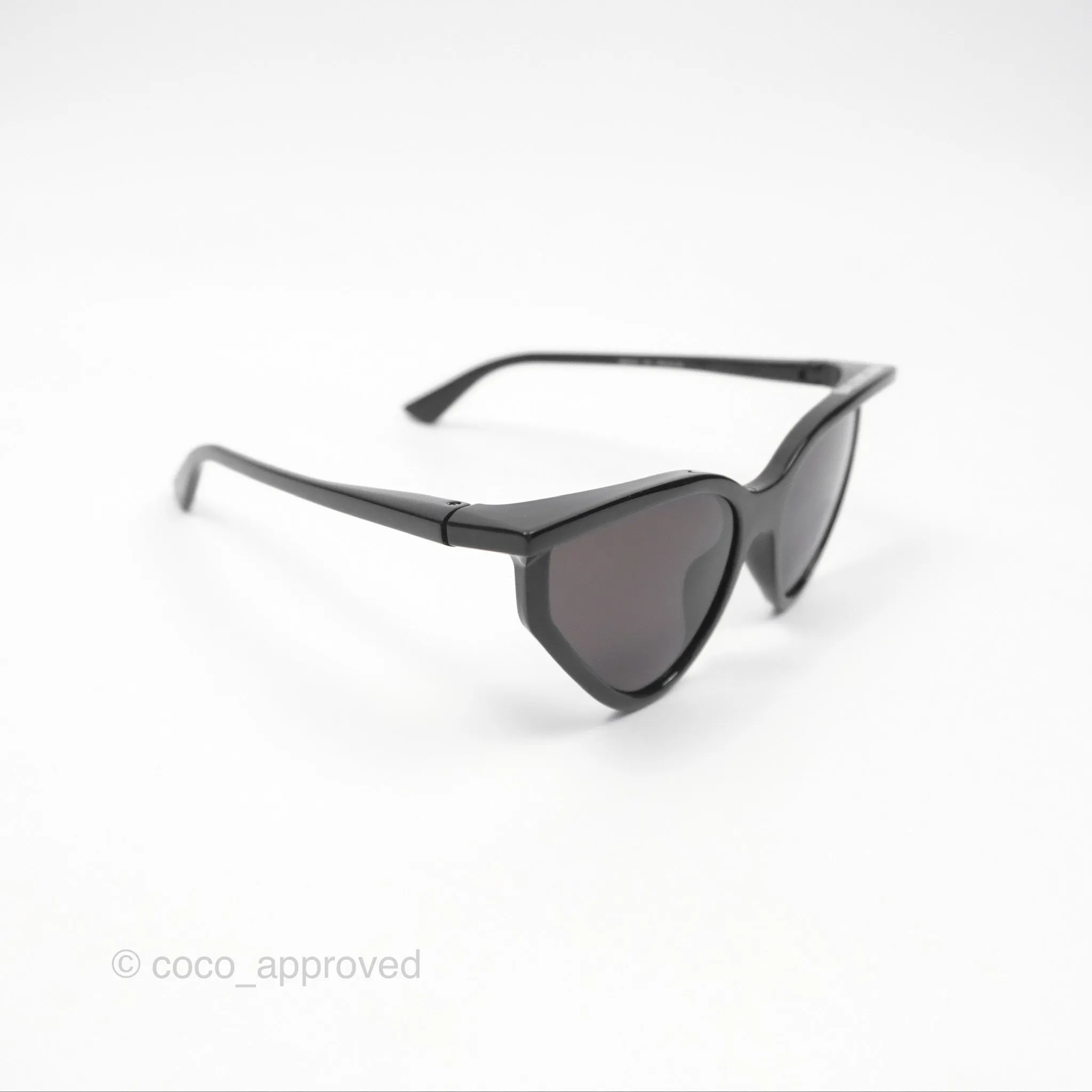 Balenciaga Rim Cat-eye Sunglasses Black