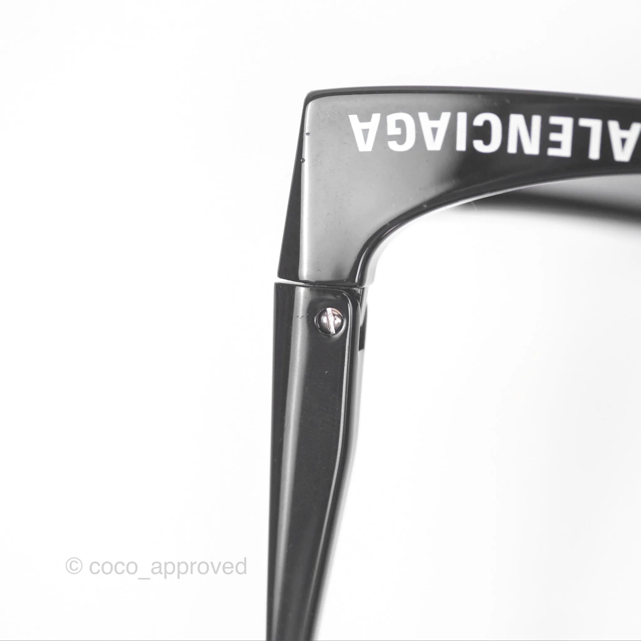 Balenciaga Rim Cat-eye Sunglasses Black