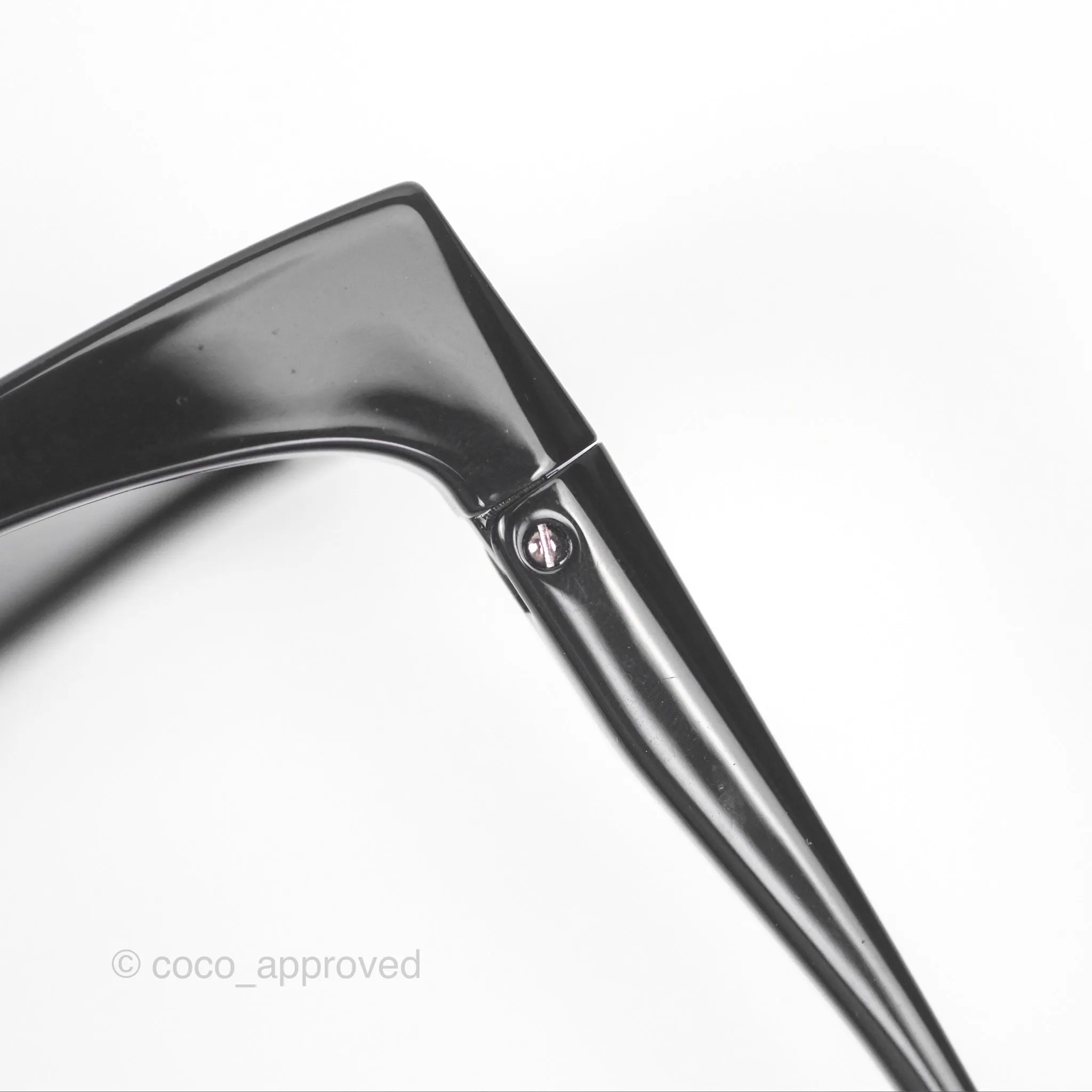 Balenciaga Rim Cat-eye Sunglasses Black