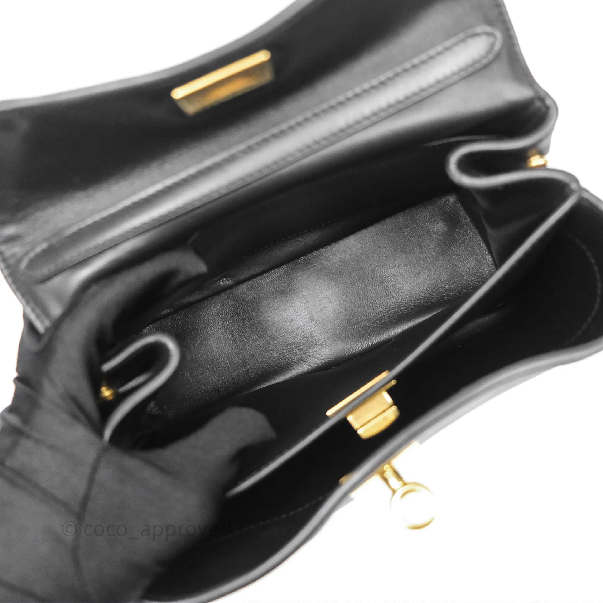 Balenciaga Rodeo Mini in Black Smooth Calfskin Gold Hardware