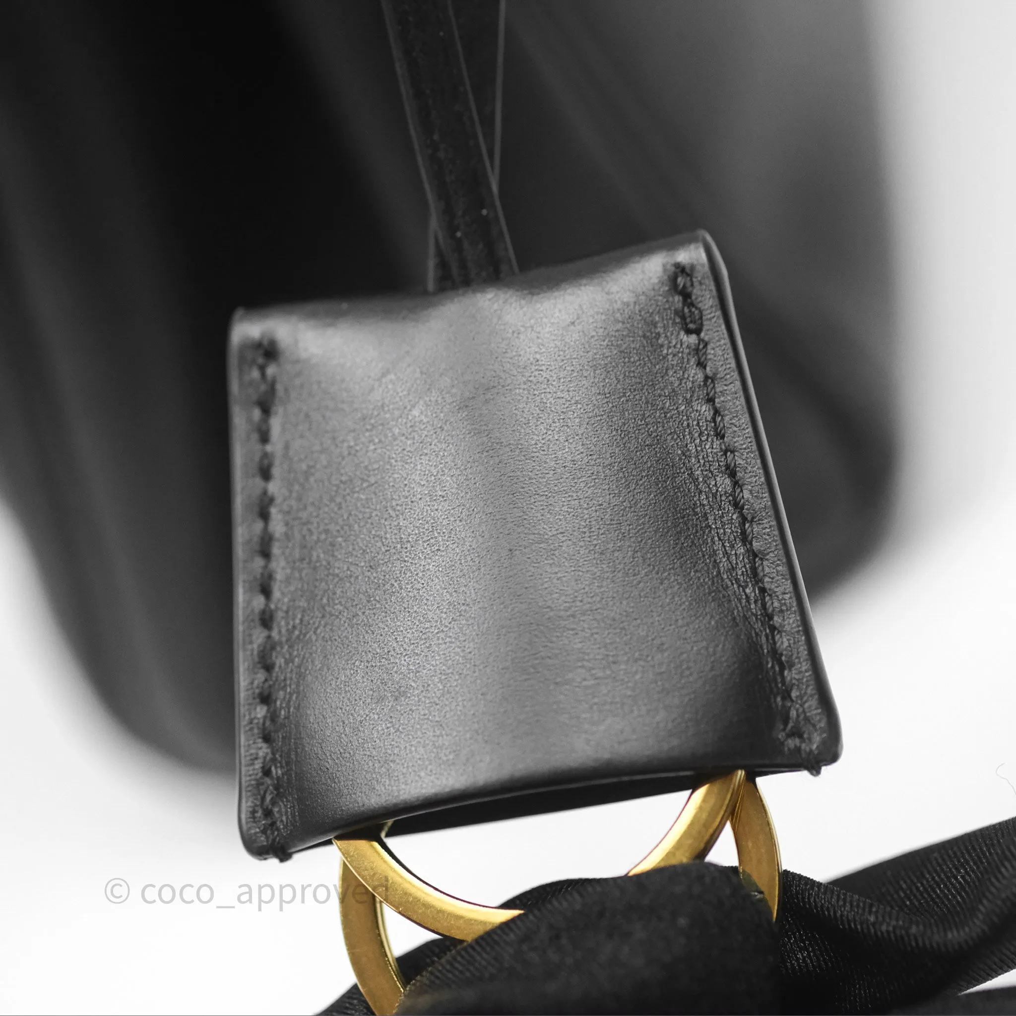 Balenciaga Rodeo Mini in Black Smooth Calfskin Gold Hardware