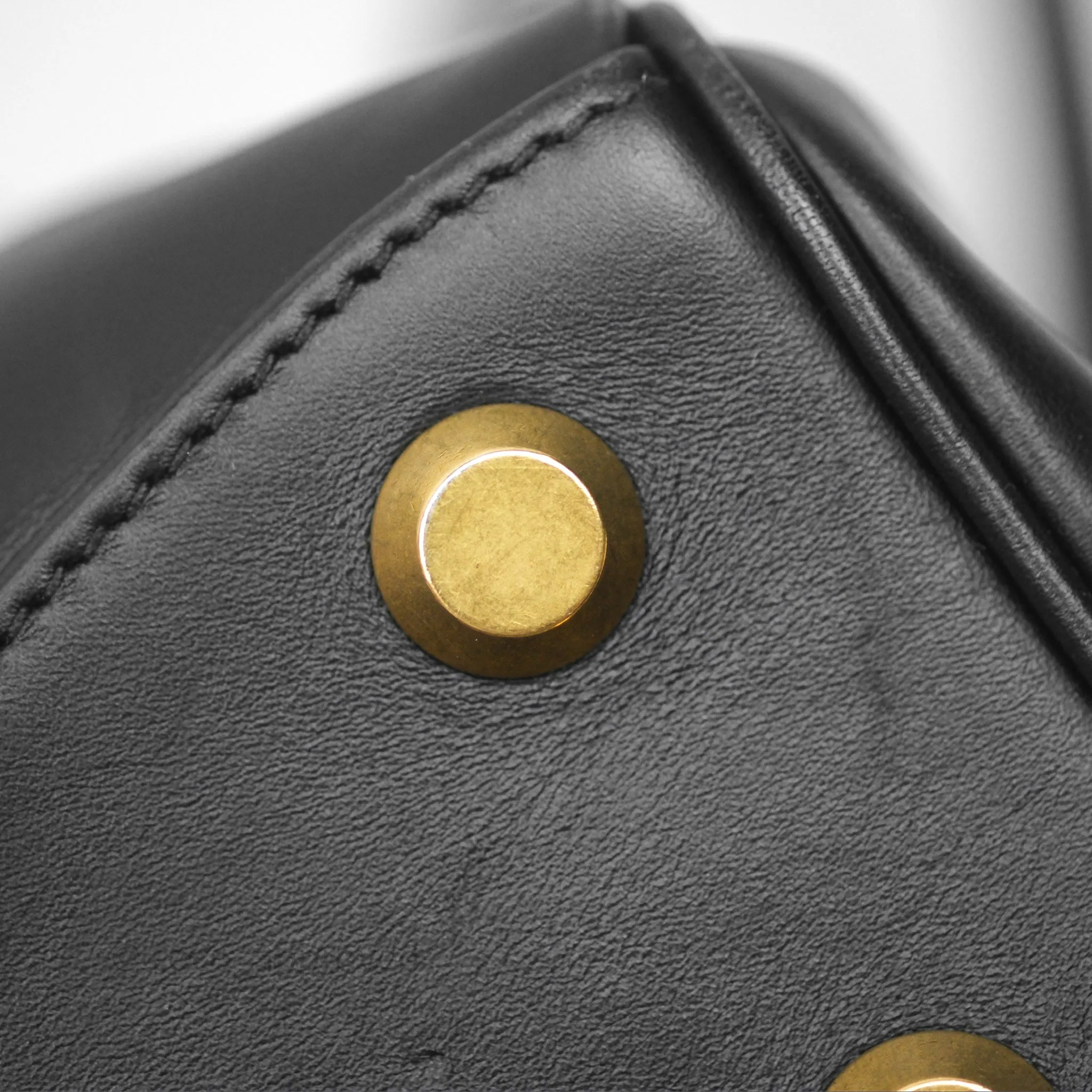 Balenciaga Rodeo Mini in Black Smooth Calfskin Gold Hardware