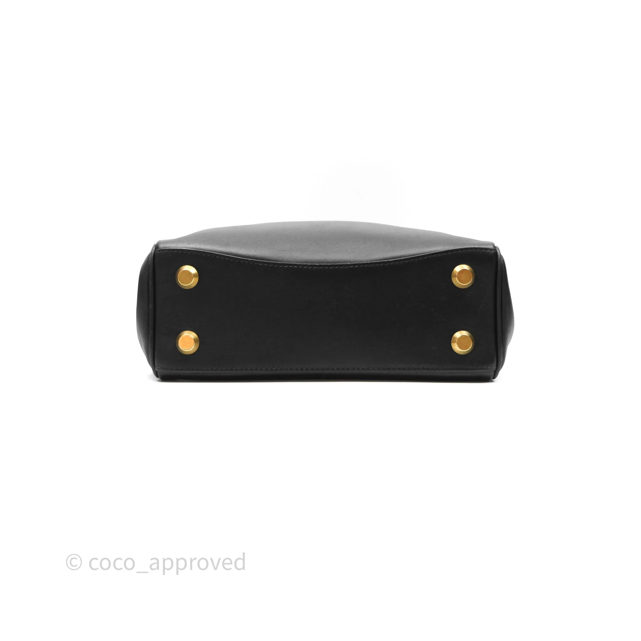 Balenciaga Rodeo Mini in Black Smooth Calfskin Gold Hardware
