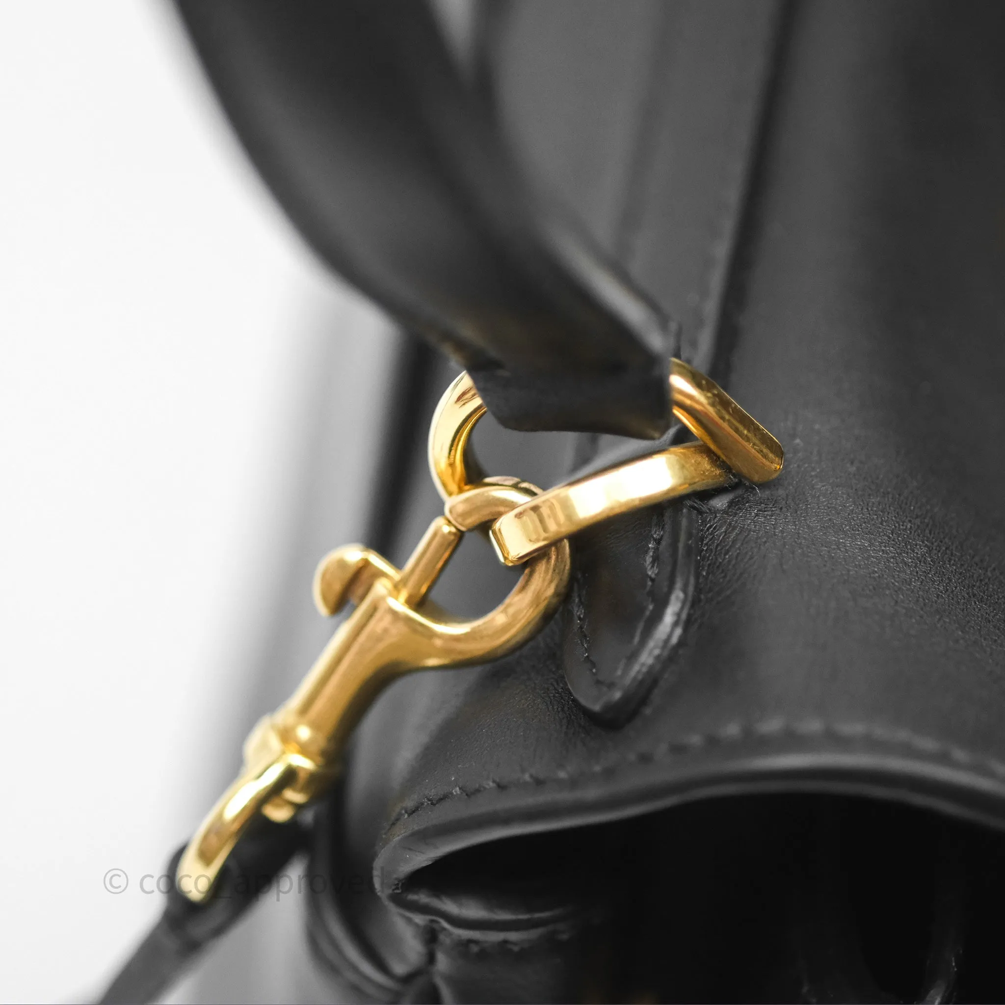 Balenciaga Rodeo Mini in Black Smooth Calfskin Gold Hardware