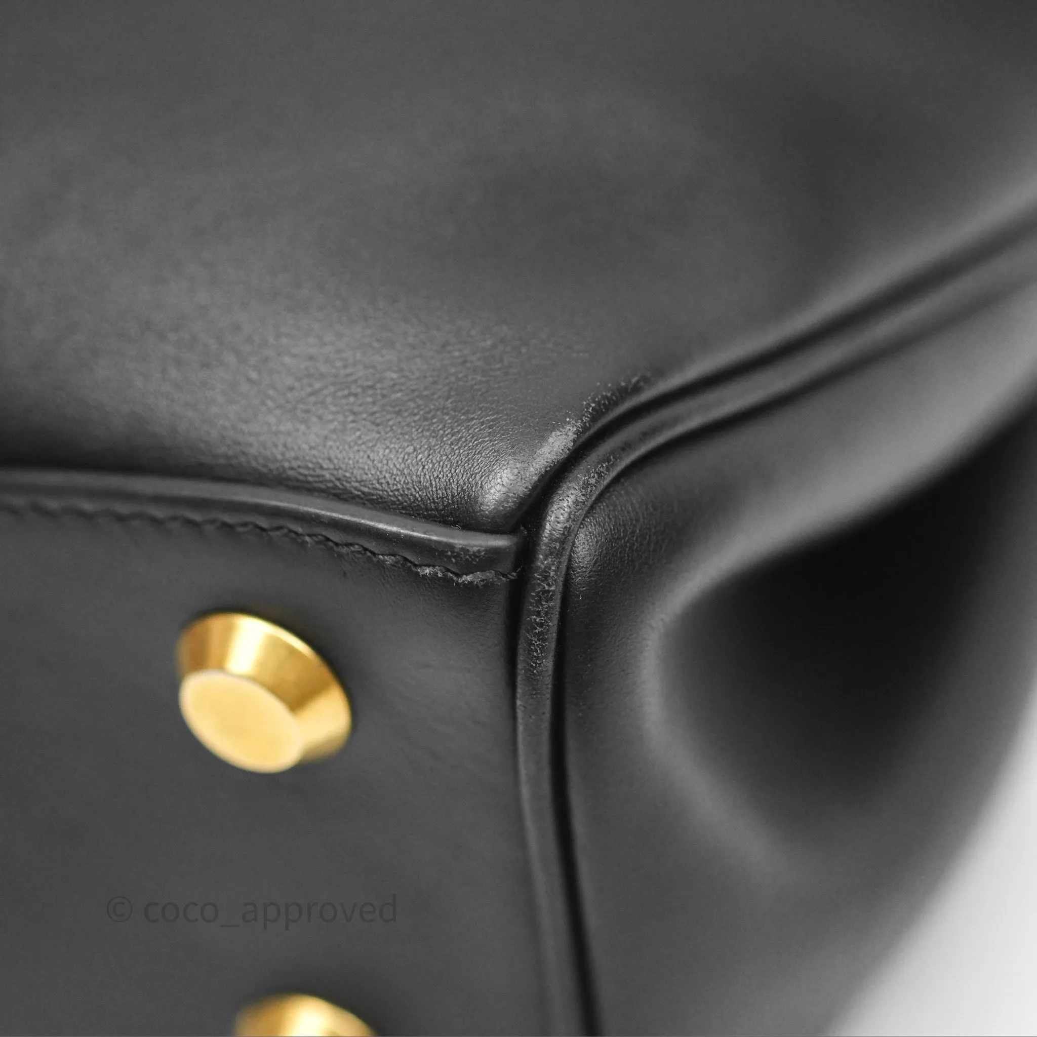 Balenciaga Rodeo Mini in Black Smooth Calfskin Gold Hardware