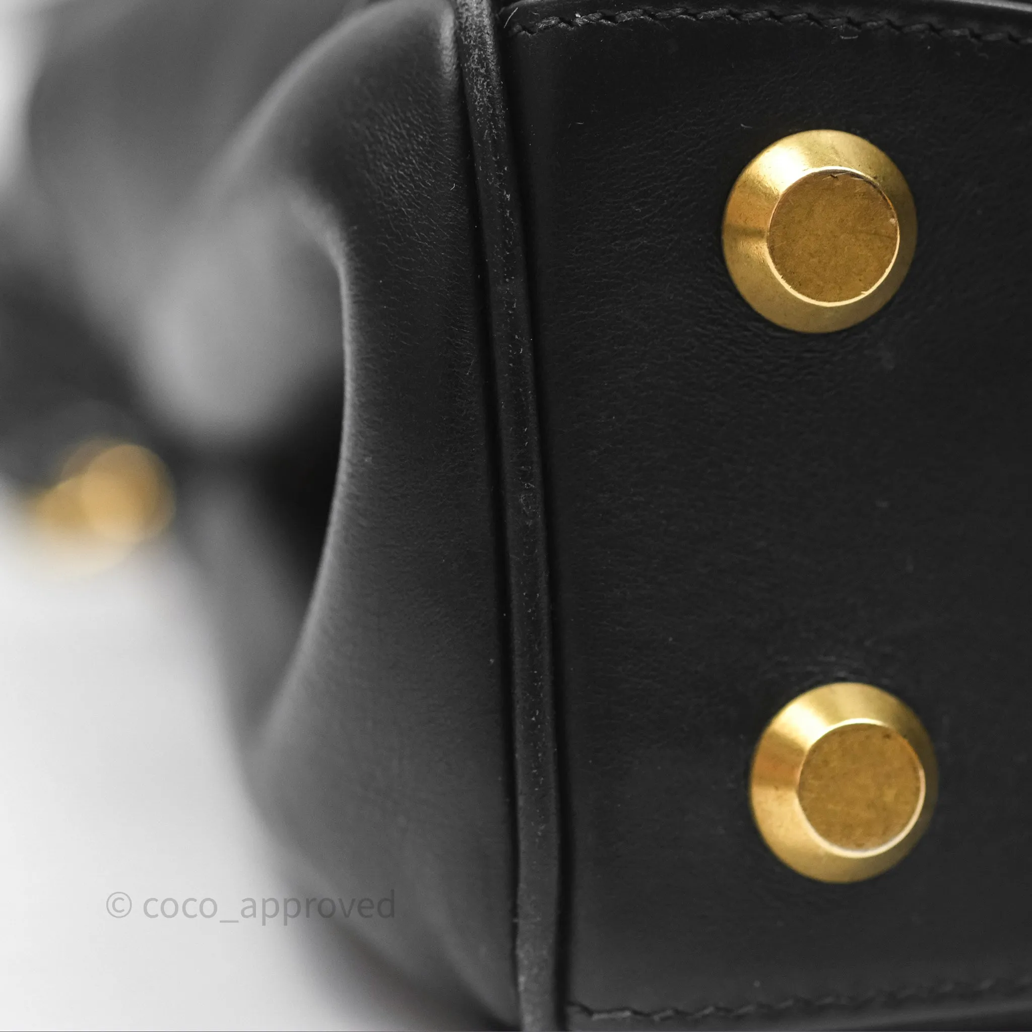 Balenciaga Rodeo Mini in Black Smooth Calfskin Gold Hardware