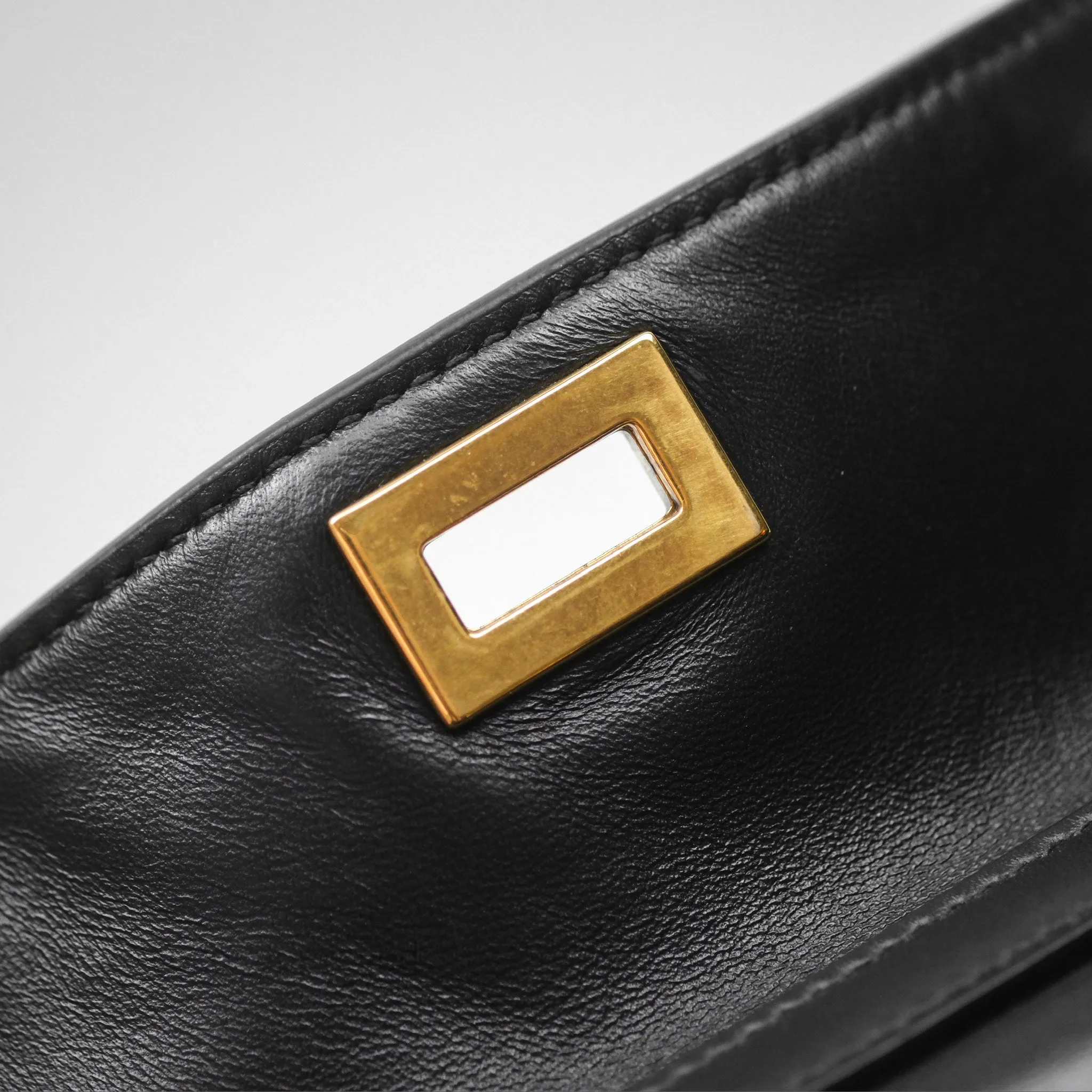 Balenciaga Rodeo Mini in Black Smooth Calfskin Gold Hardware