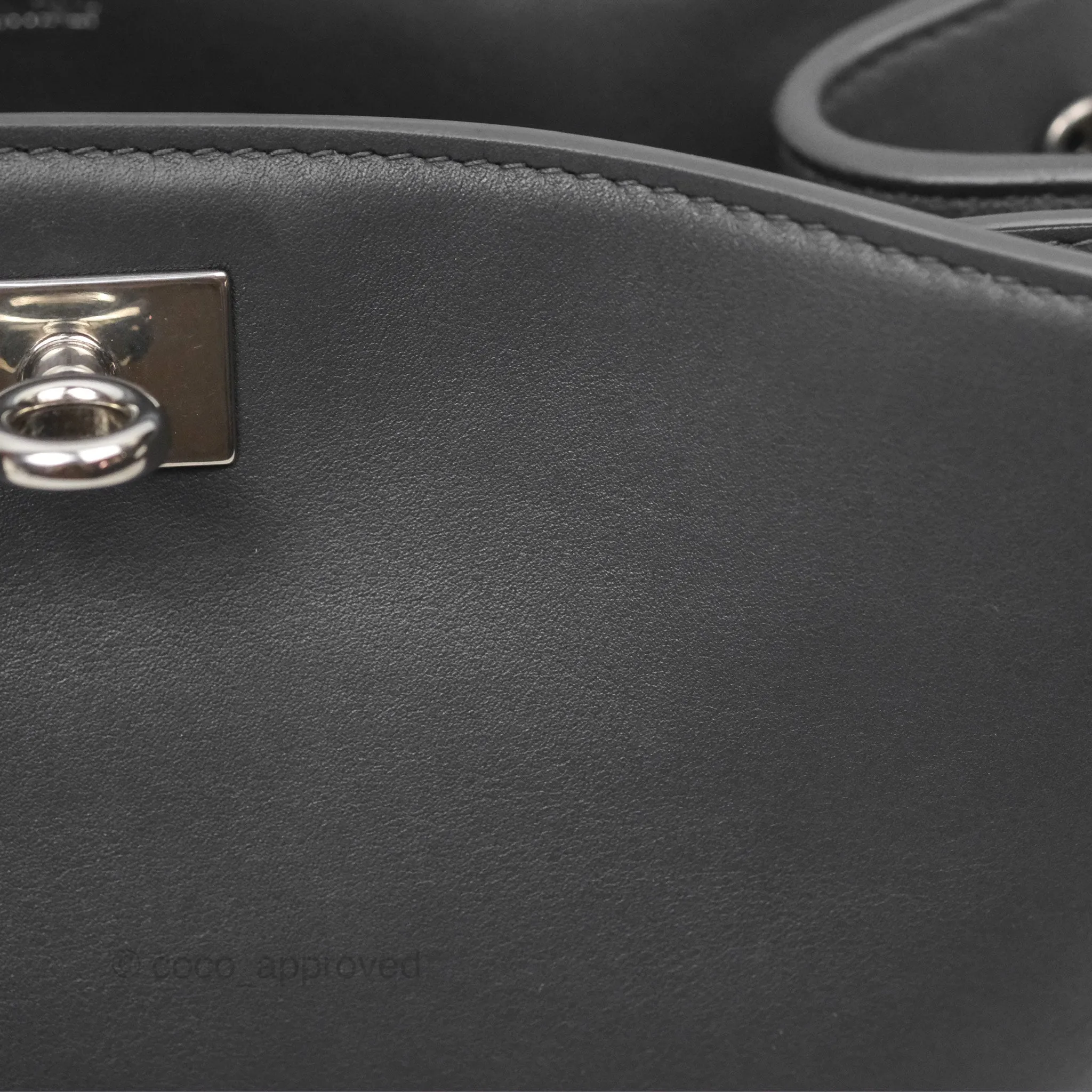 Balenciaga Rodeo Mini in Grey Smooth Calfskin Antique Silver Hardware