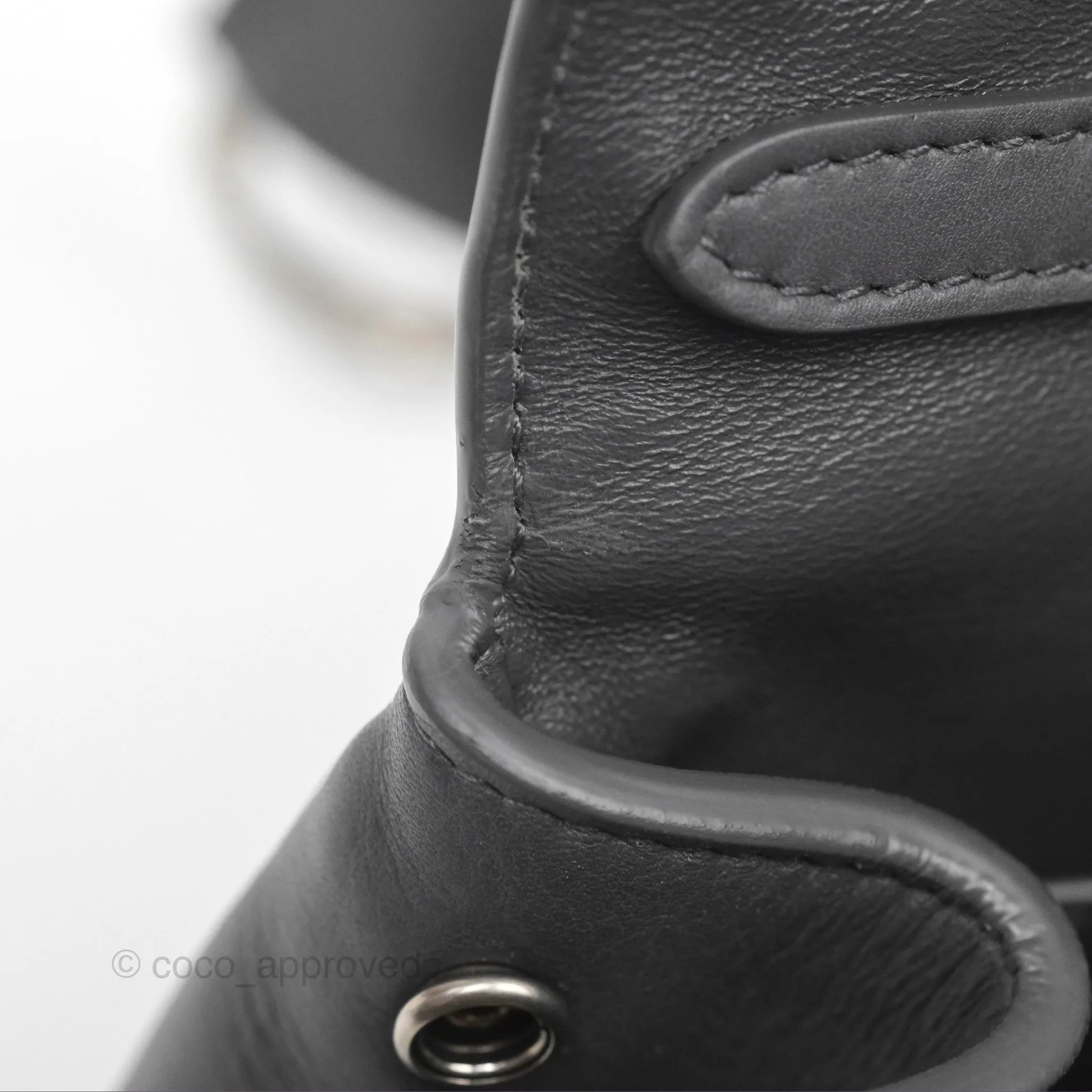 Balenciaga Rodeo Mini in Grey Smooth Calfskin Antique Silver Hardware