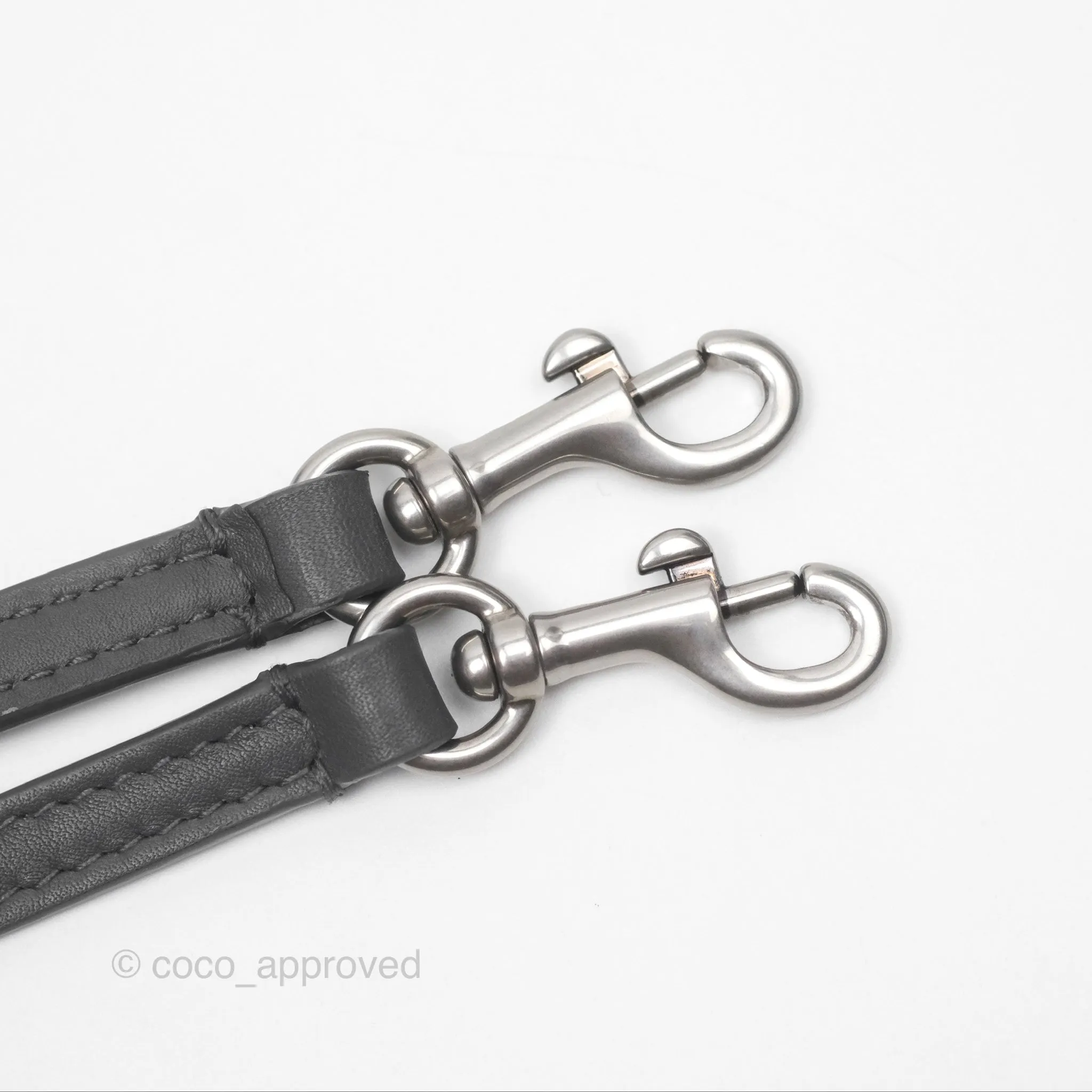 Balenciaga Rodeo Mini in Grey Smooth Calfskin Antique Silver Hardware