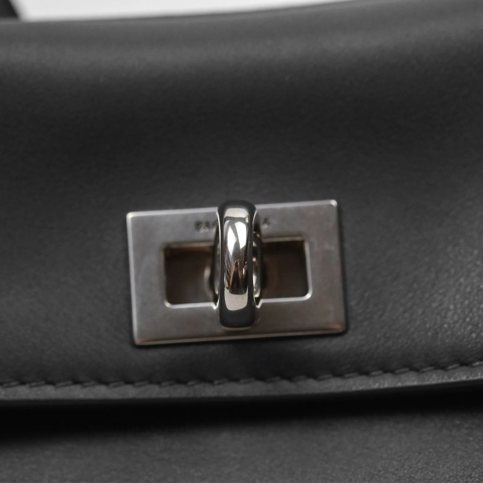 Balenciaga Rodeo Mini in Grey Smooth Calfskin Antique Silver Hardware