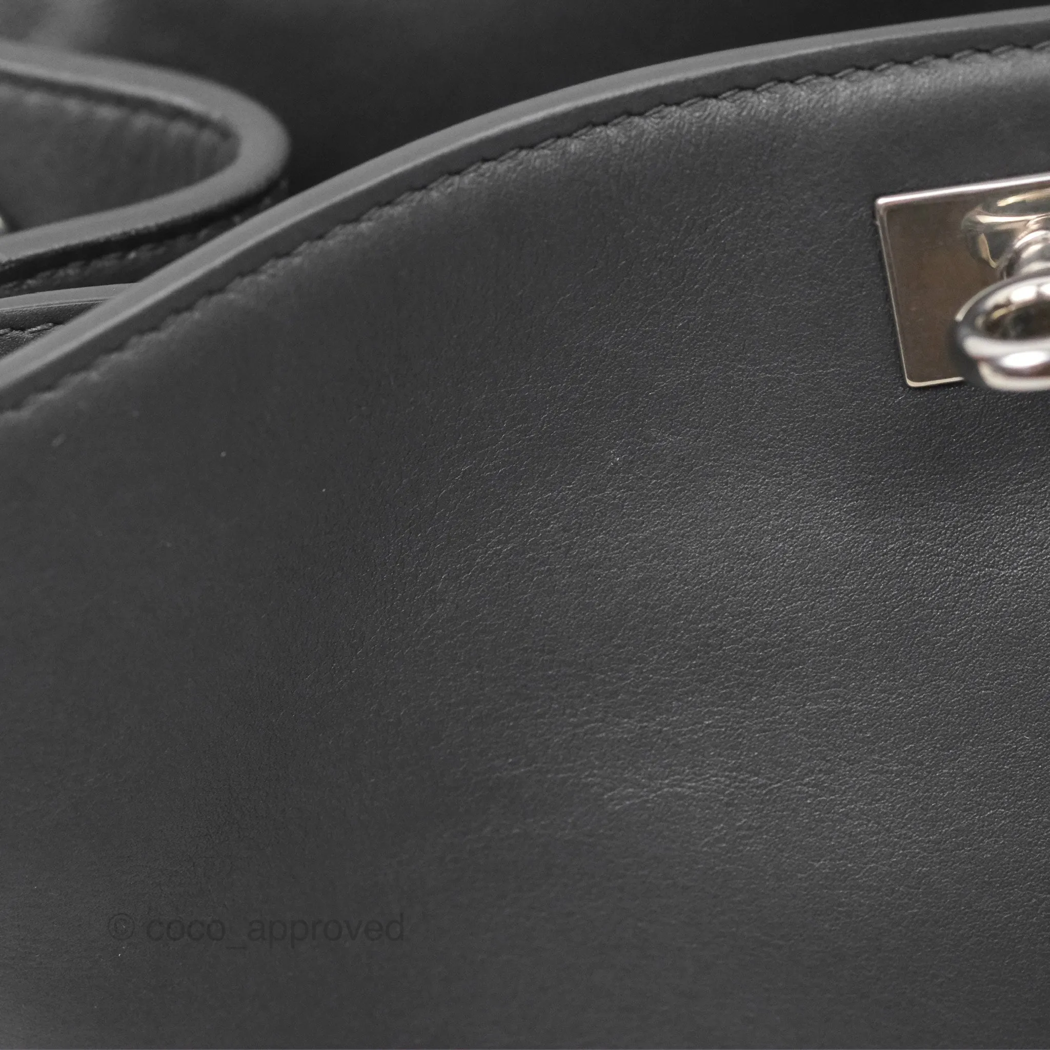 Balenciaga Rodeo Mini in Grey Smooth Calfskin Antique Silver Hardware