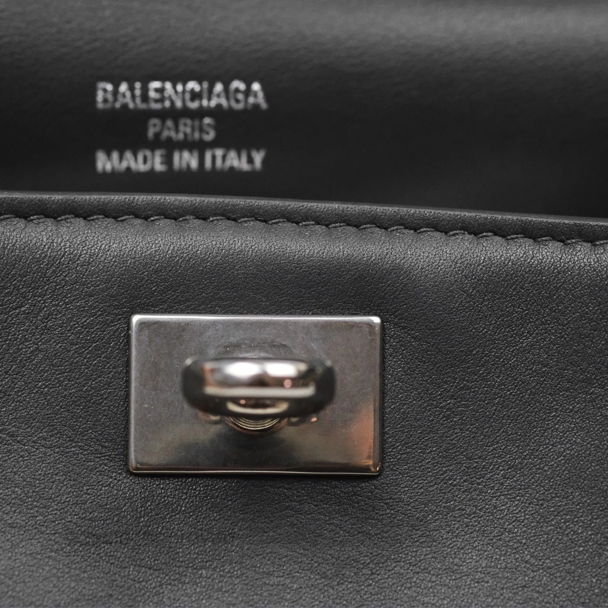 Balenciaga Rodeo Mini in Grey Smooth Calfskin Antique Silver Hardware