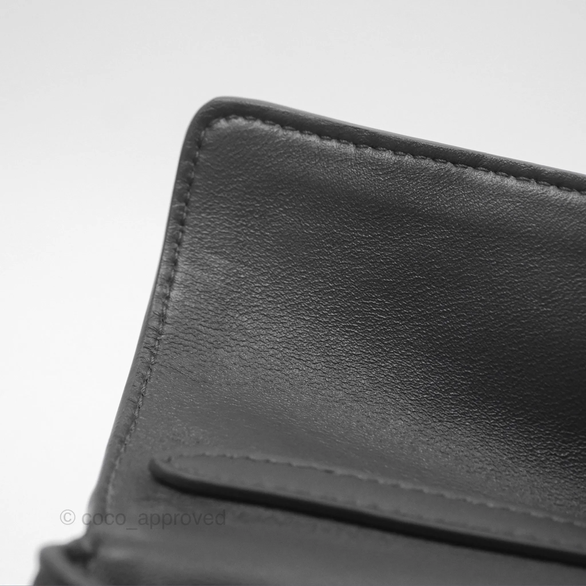 Balenciaga Rodeo Mini in Grey Smooth Calfskin Antique Silver Hardware