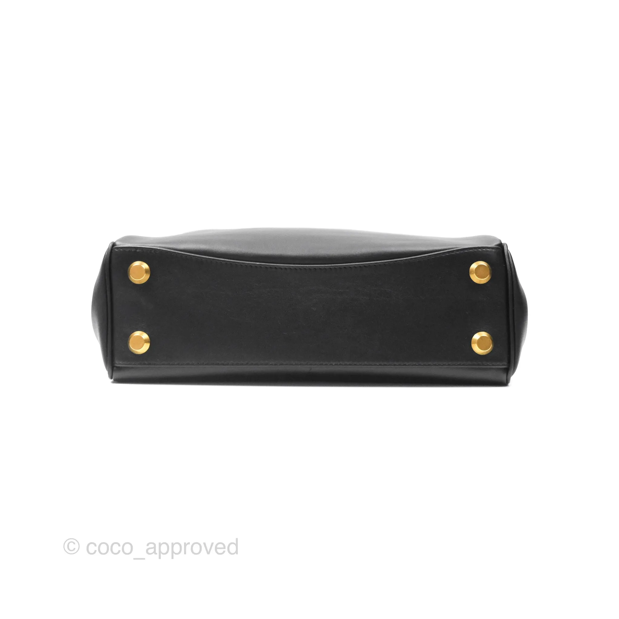 Balenciaga Rodeo Small in Black Smooth Calfskin Aged Gold Hardware