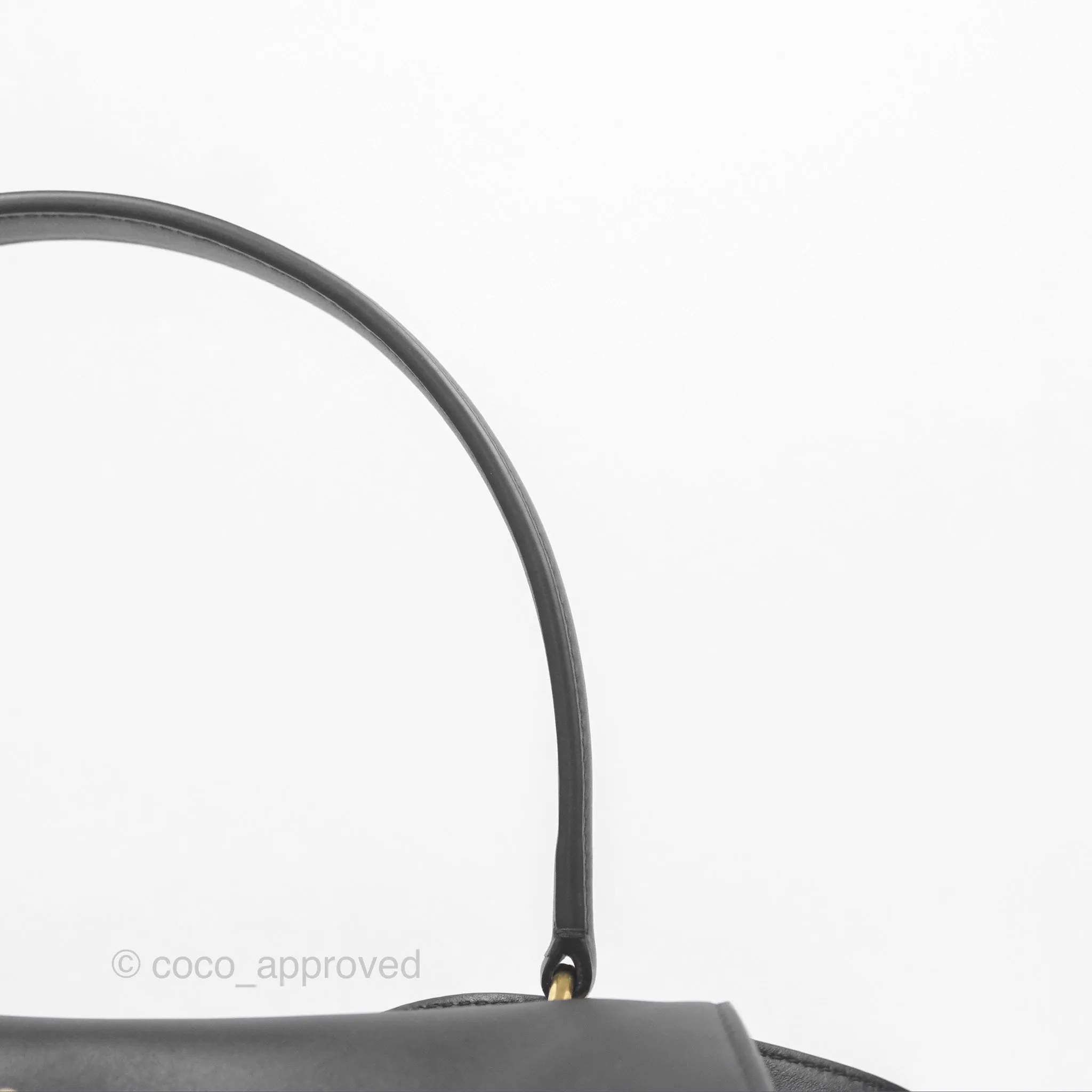 Balenciaga Rodeo Small in Black Smooth Calfskin Aged Gold Hardware