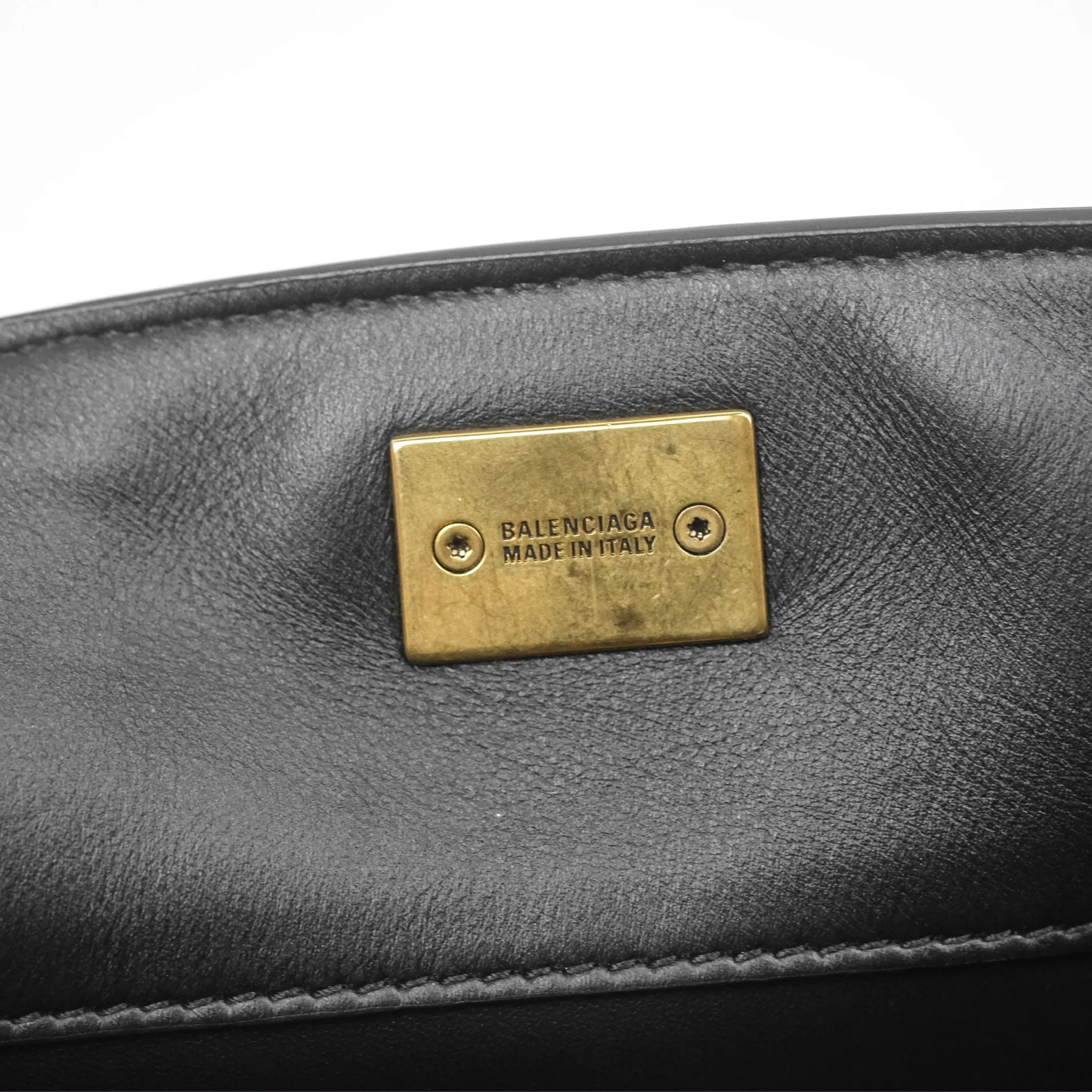 Balenciaga Rodeo Small in Black Smooth Calfskin Aged Gold Hardware