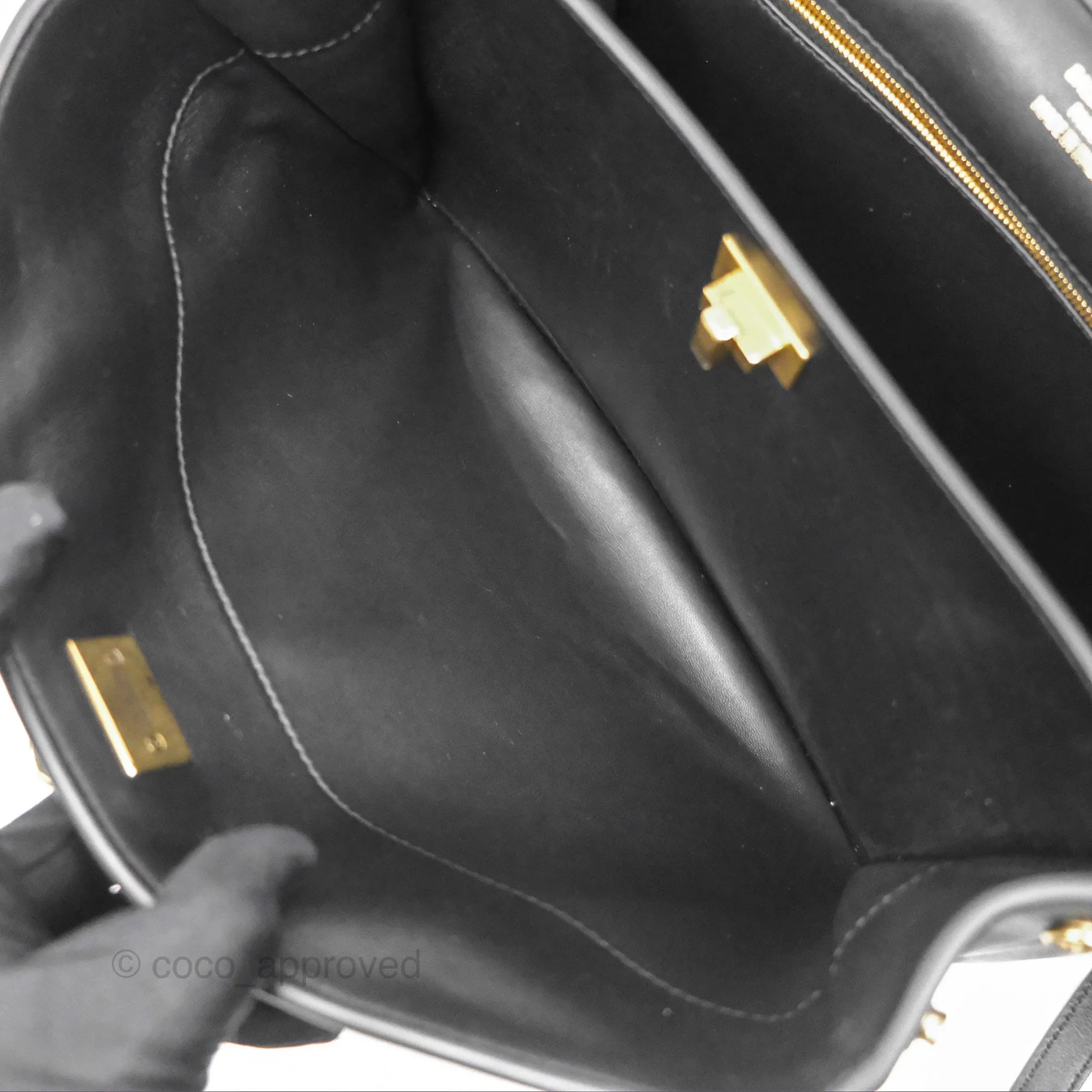 Balenciaga Rodeo Small in Black Smooth Calfskin Aged Gold Hardware