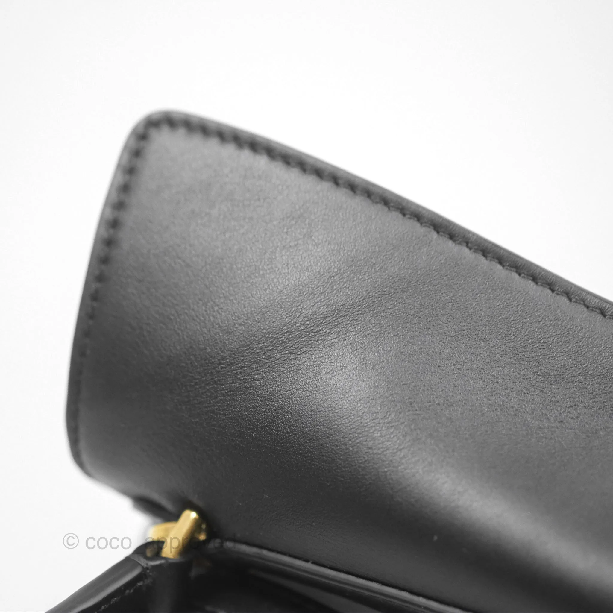 Balenciaga Rodeo Small in Black Smooth Calfskin Aged Gold Hardware