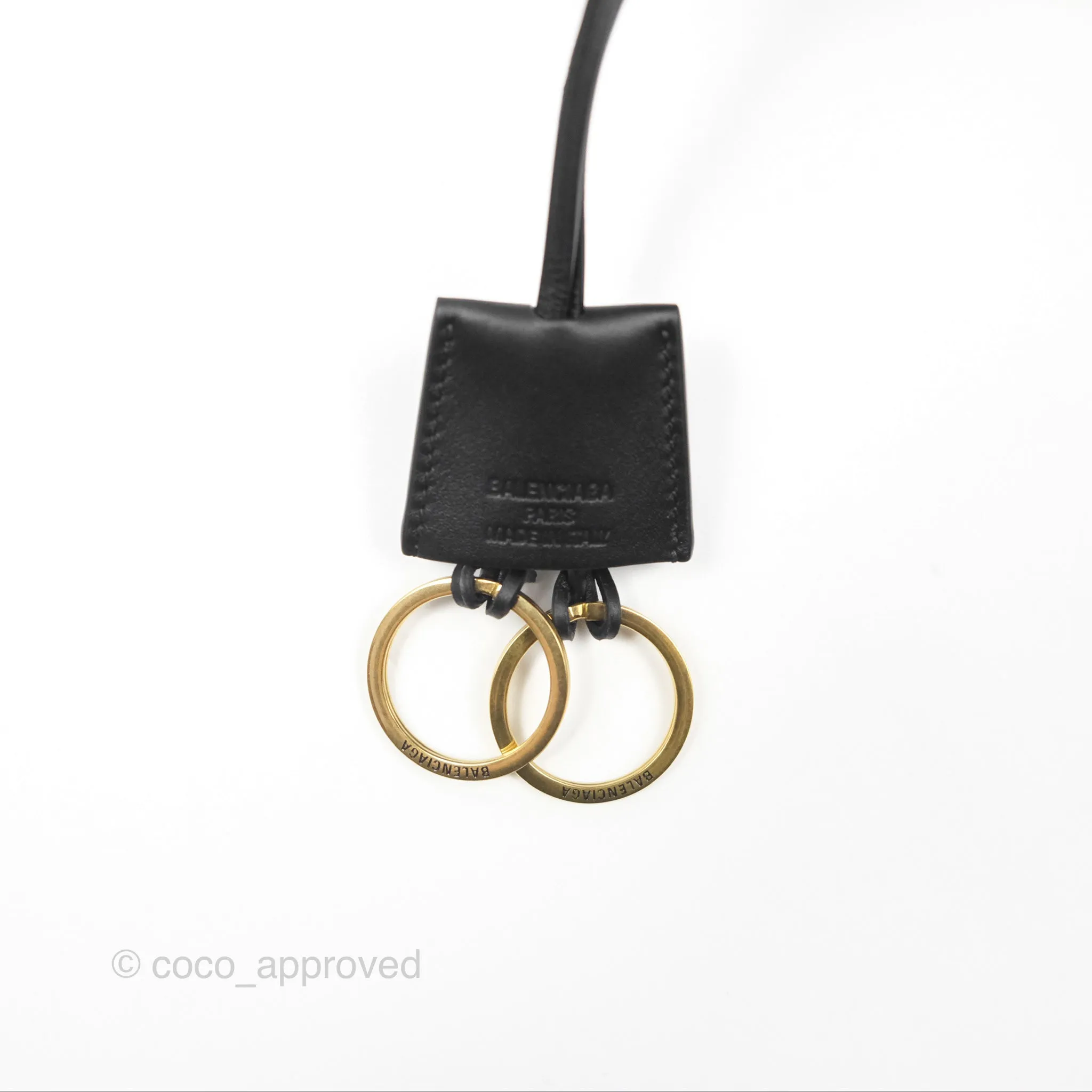 Balenciaga Rodeo Small in Black Smooth Calfskin Aged Gold Hardware