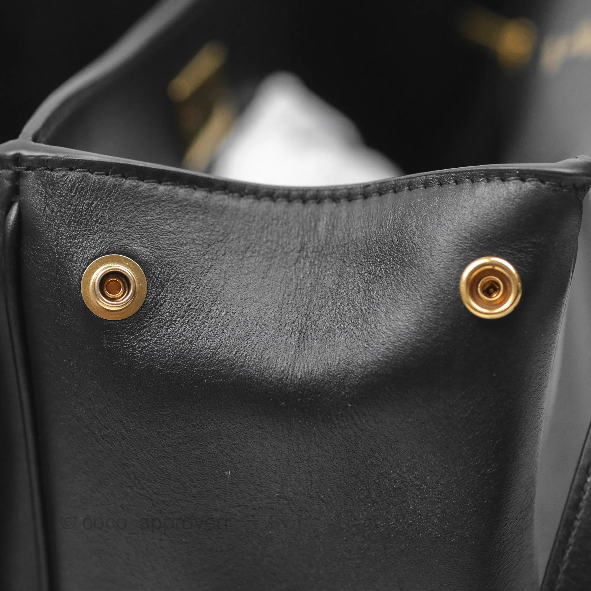 Balenciaga Rodeo Small in Black Smooth Calfskin Aged Gold Hardware