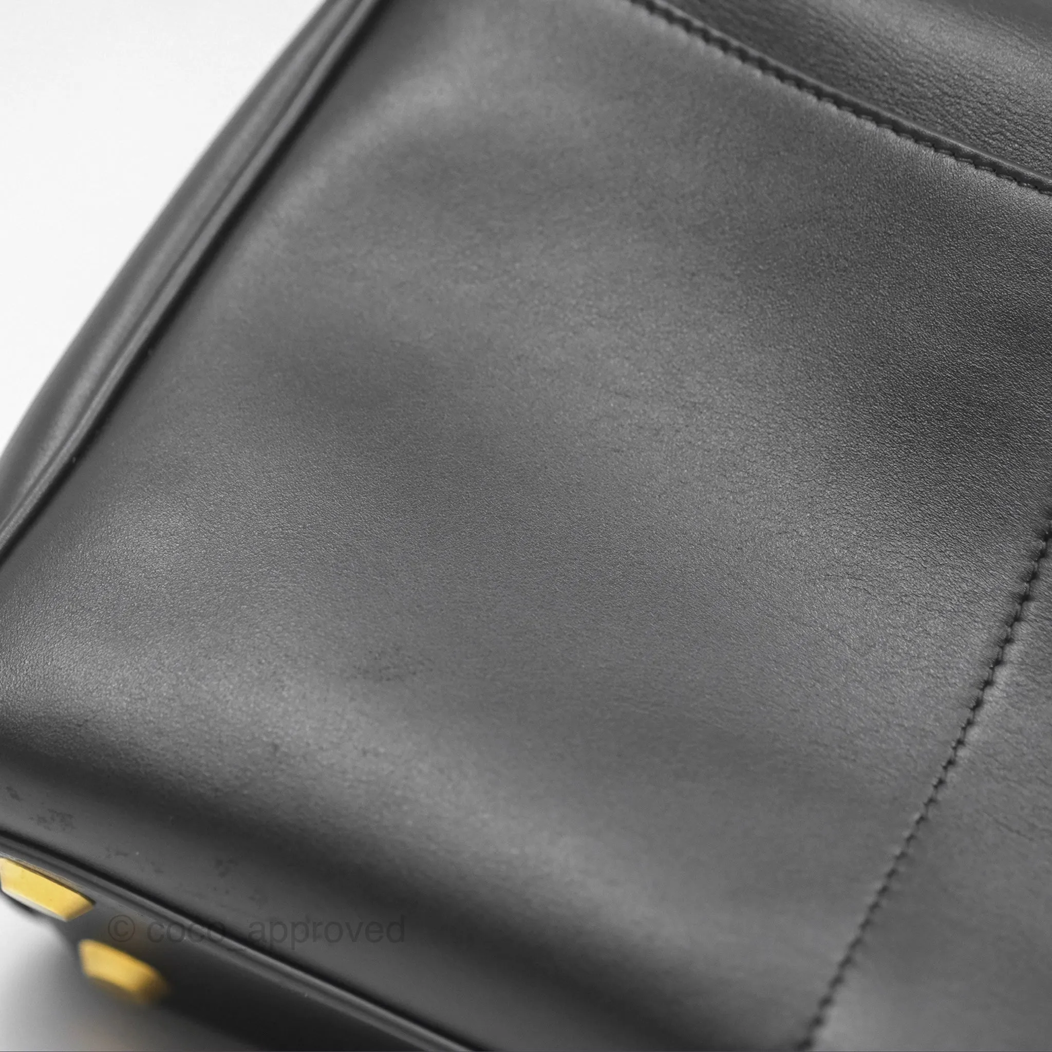 Balenciaga Rodeo Small in Black Smooth Calfskin Aged Gold Hardware