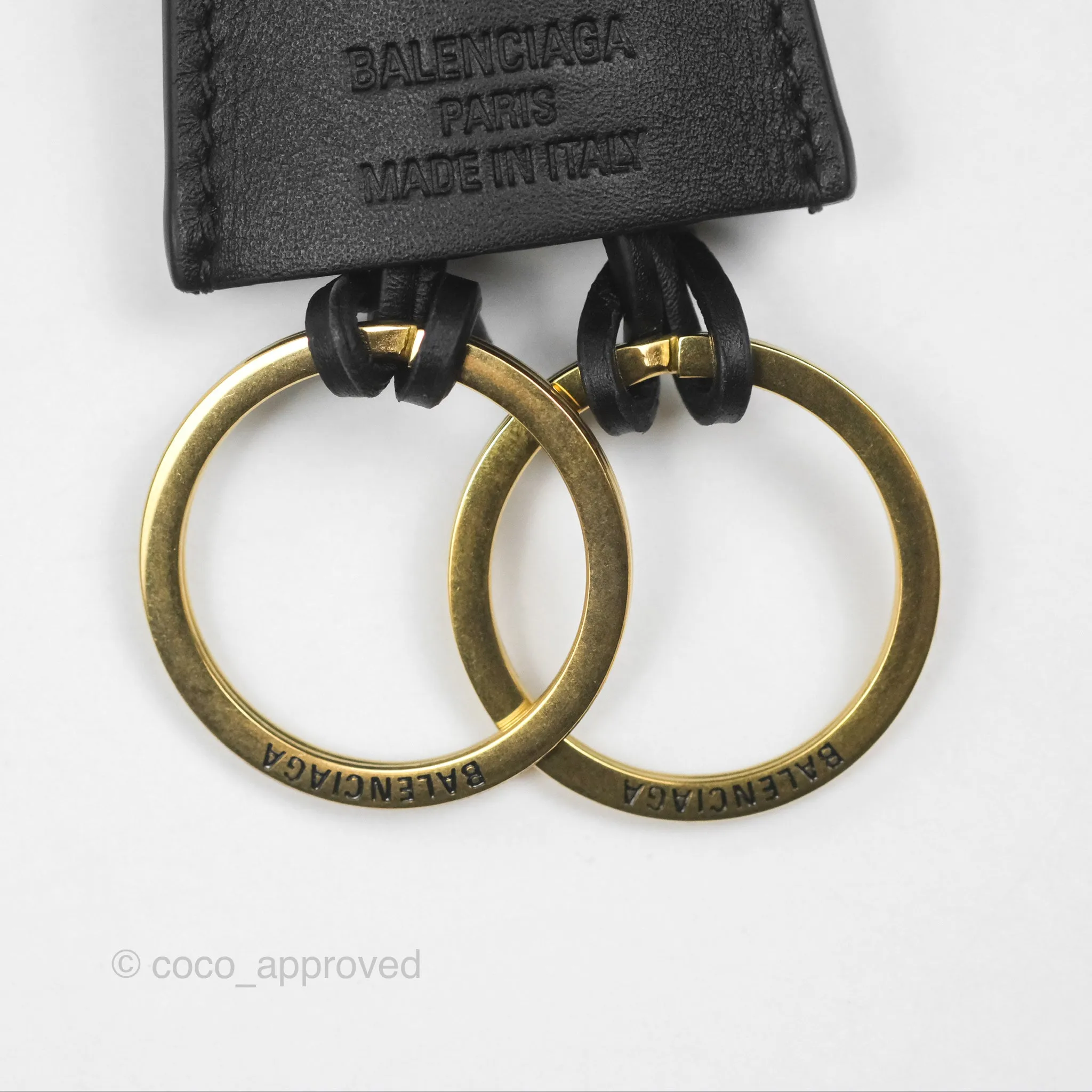 Balenciaga Rodeo Small in Black Smooth Calfskin Aged Gold Hardware