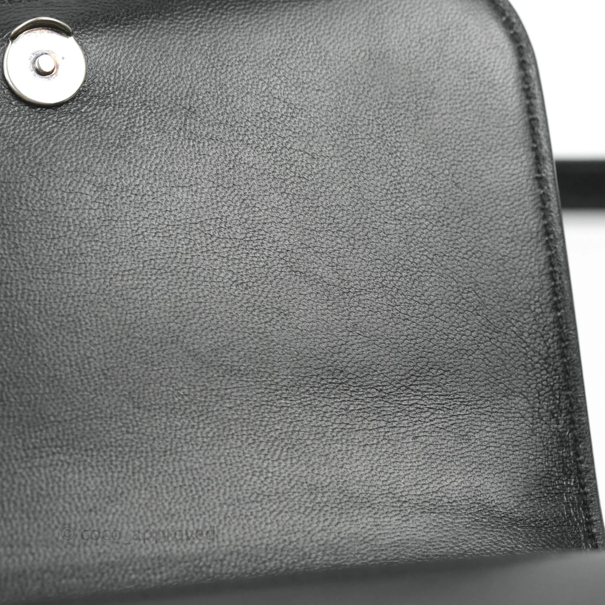 Balenciaga Small B Bag Black Box Calfskin Silver Hardware