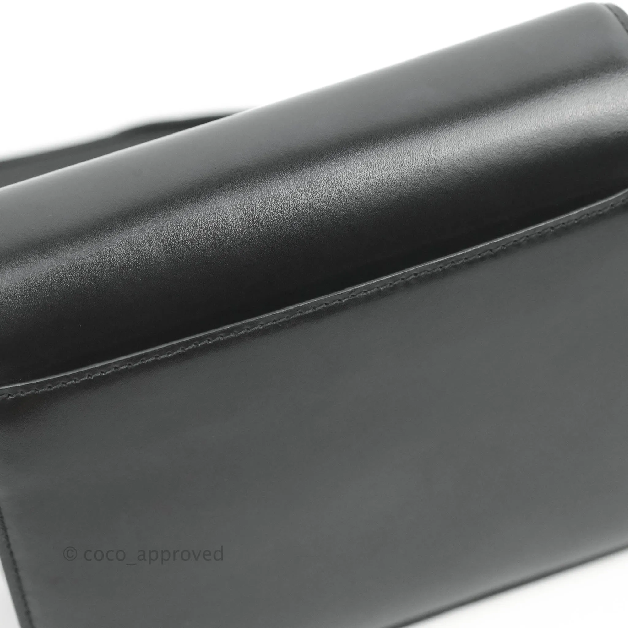 Balenciaga Small B Bag Black Box Calfskin Silver Hardware