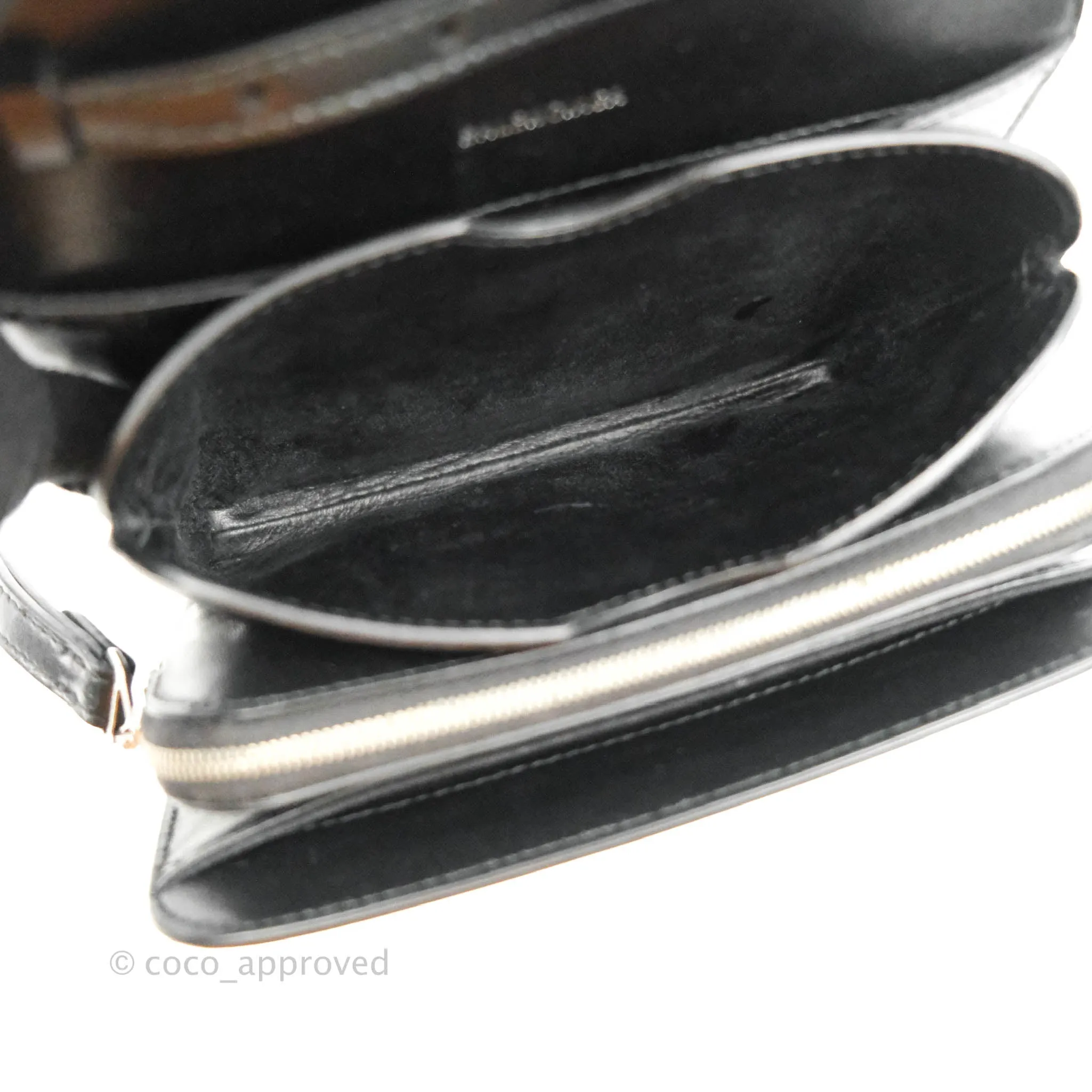 Balenciaga Small B Bag Black Box Calfskin Silver Hardware
