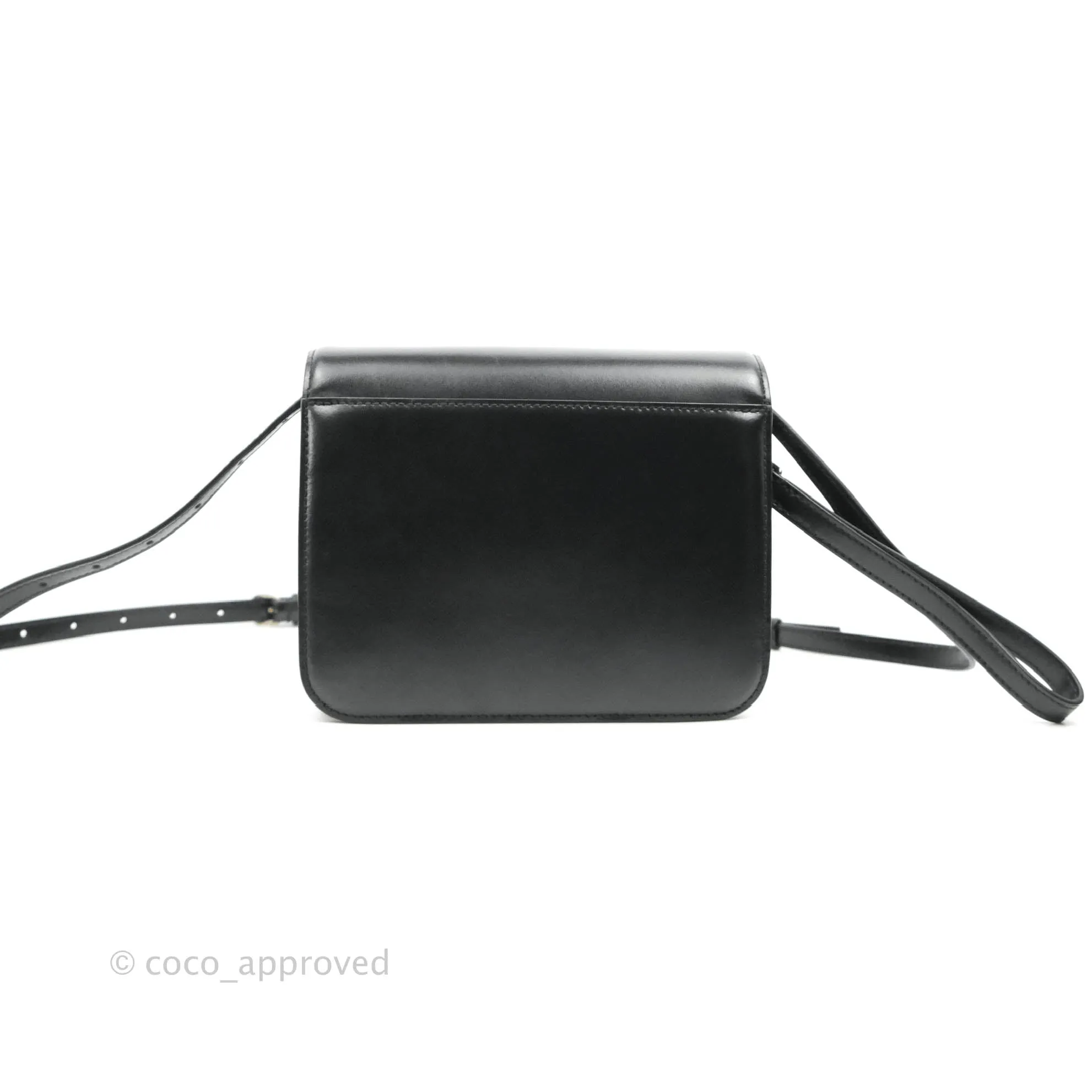 Balenciaga Small B Bag Black Box Calfskin Silver Hardware