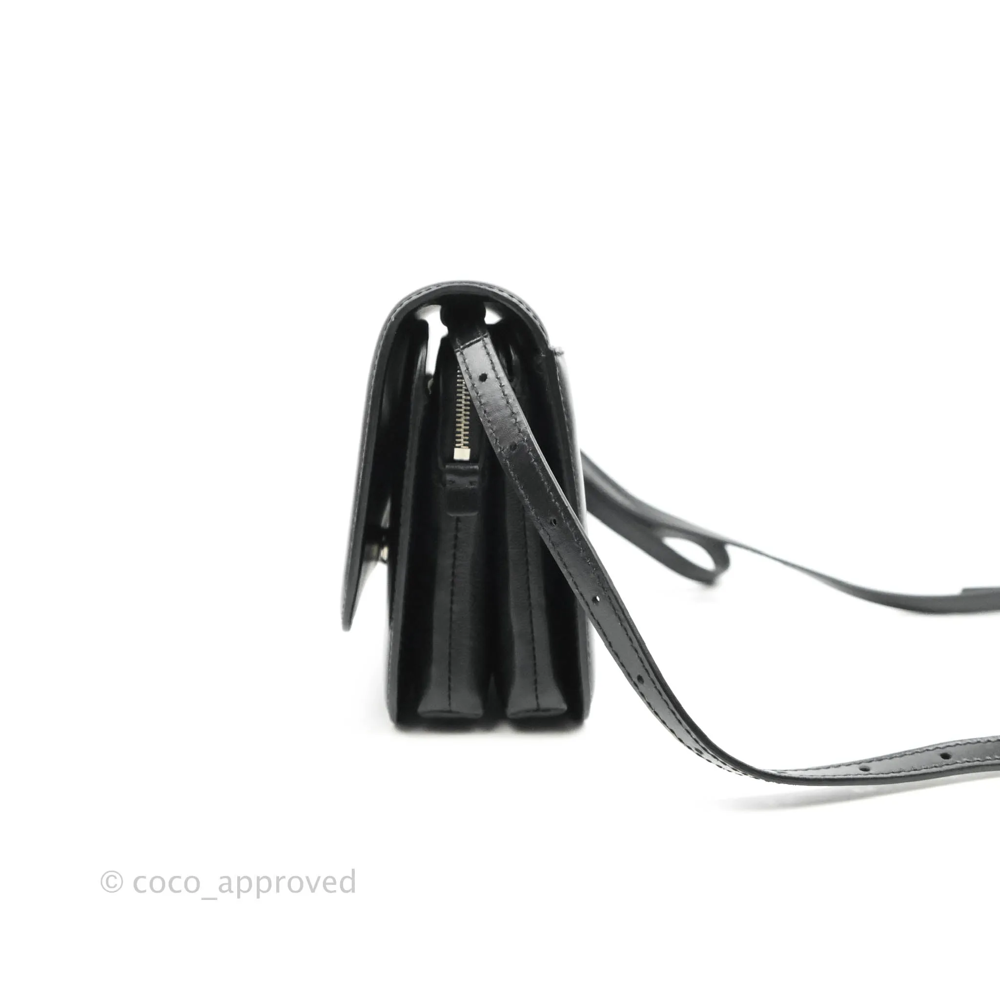 Balenciaga Small B Bag Black Box Calfskin Silver Hardware
