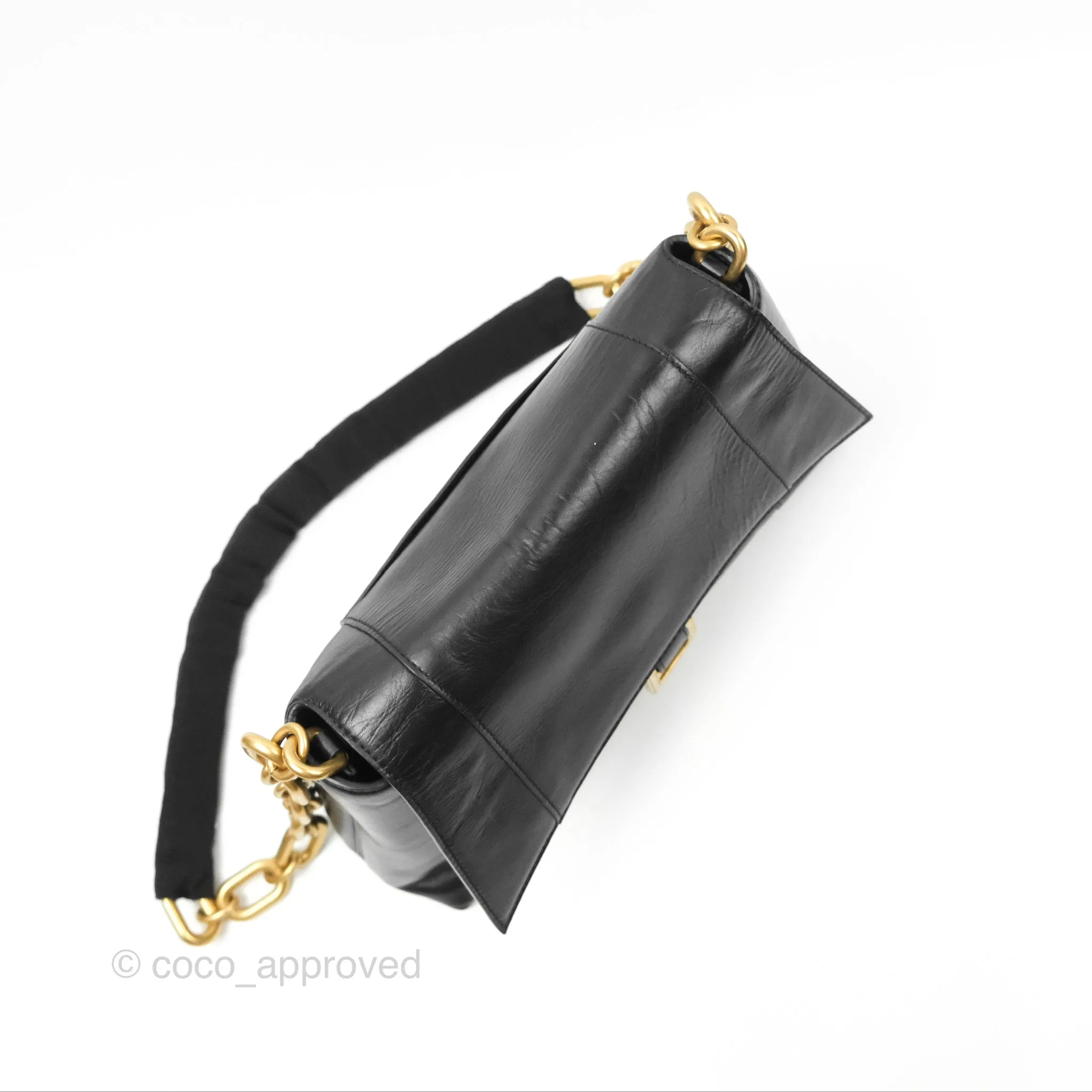 Balenciaga Small Downtown Black Shoulder Bag