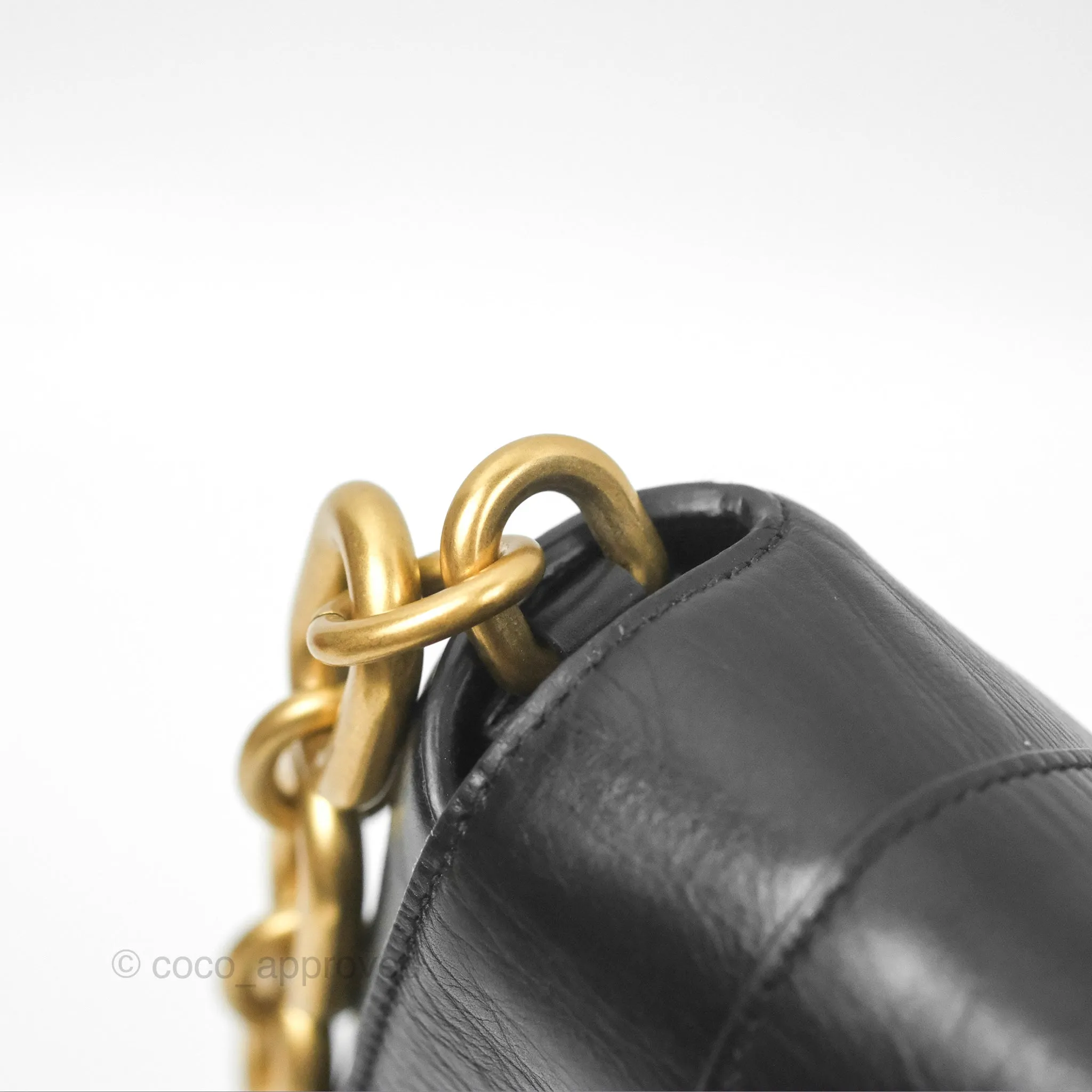 Balenciaga Small Downtown Black Shoulder Bag