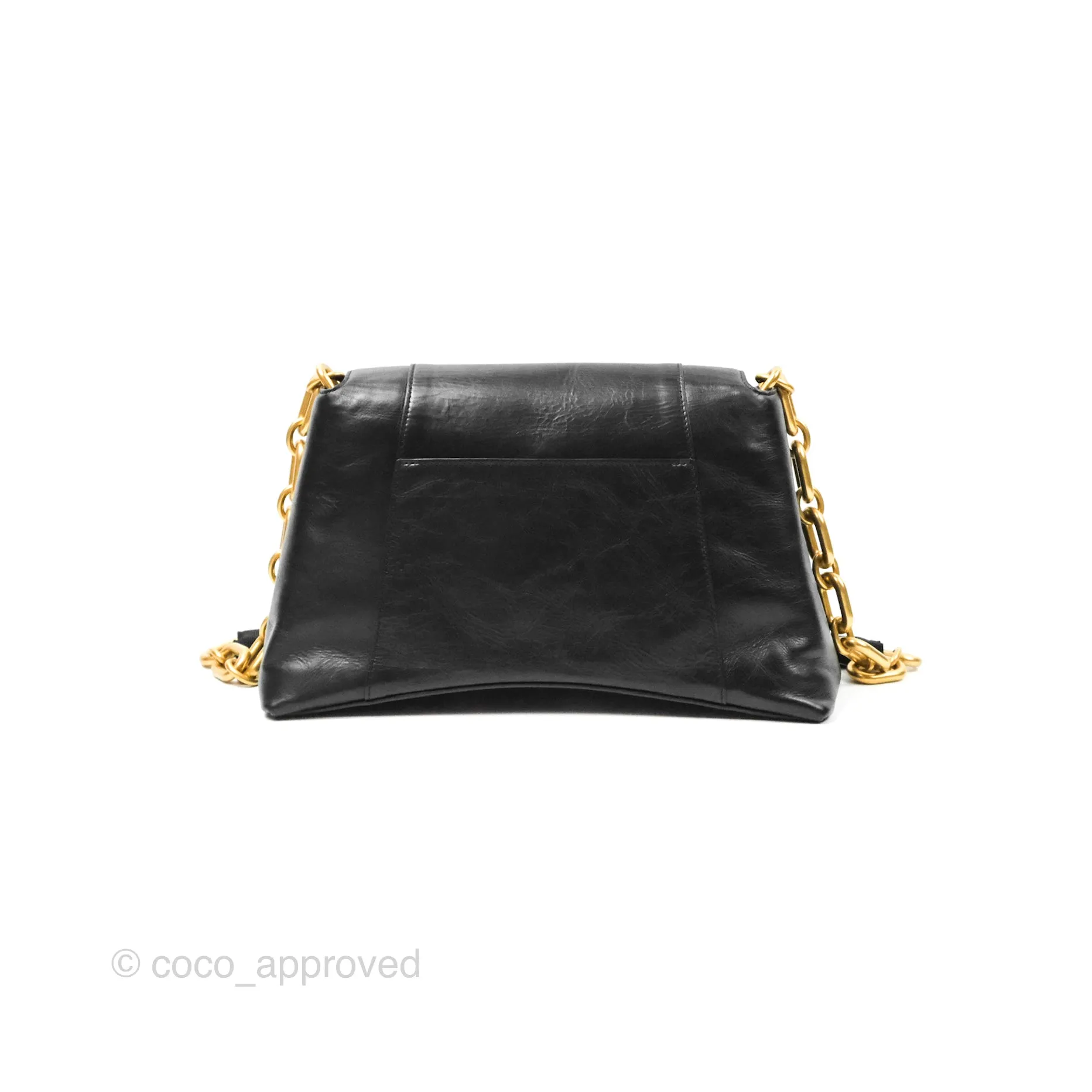 Balenciaga Small Downtown Black Shoulder Bag