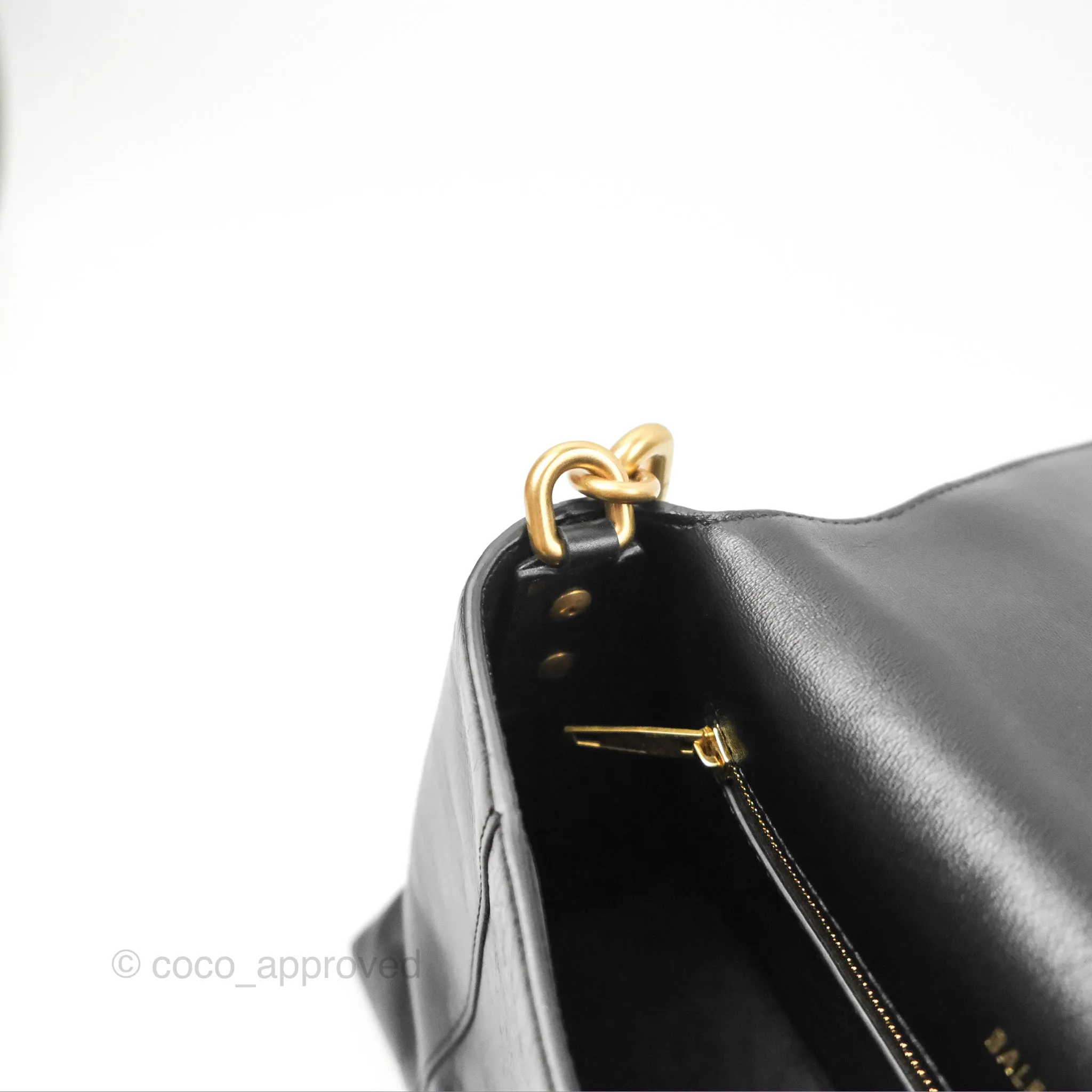 Balenciaga Small Downtown Black Shoulder Bag
