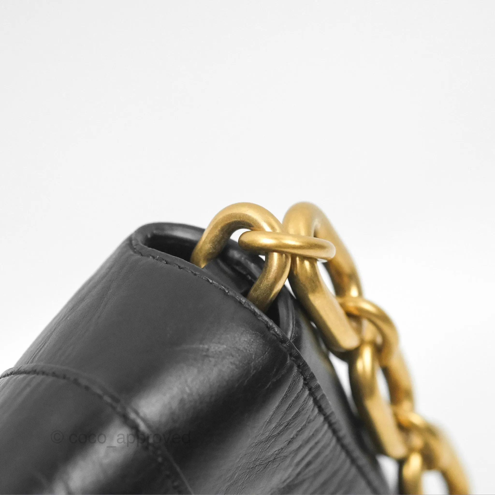 Balenciaga Small Downtown Black Shoulder Bag