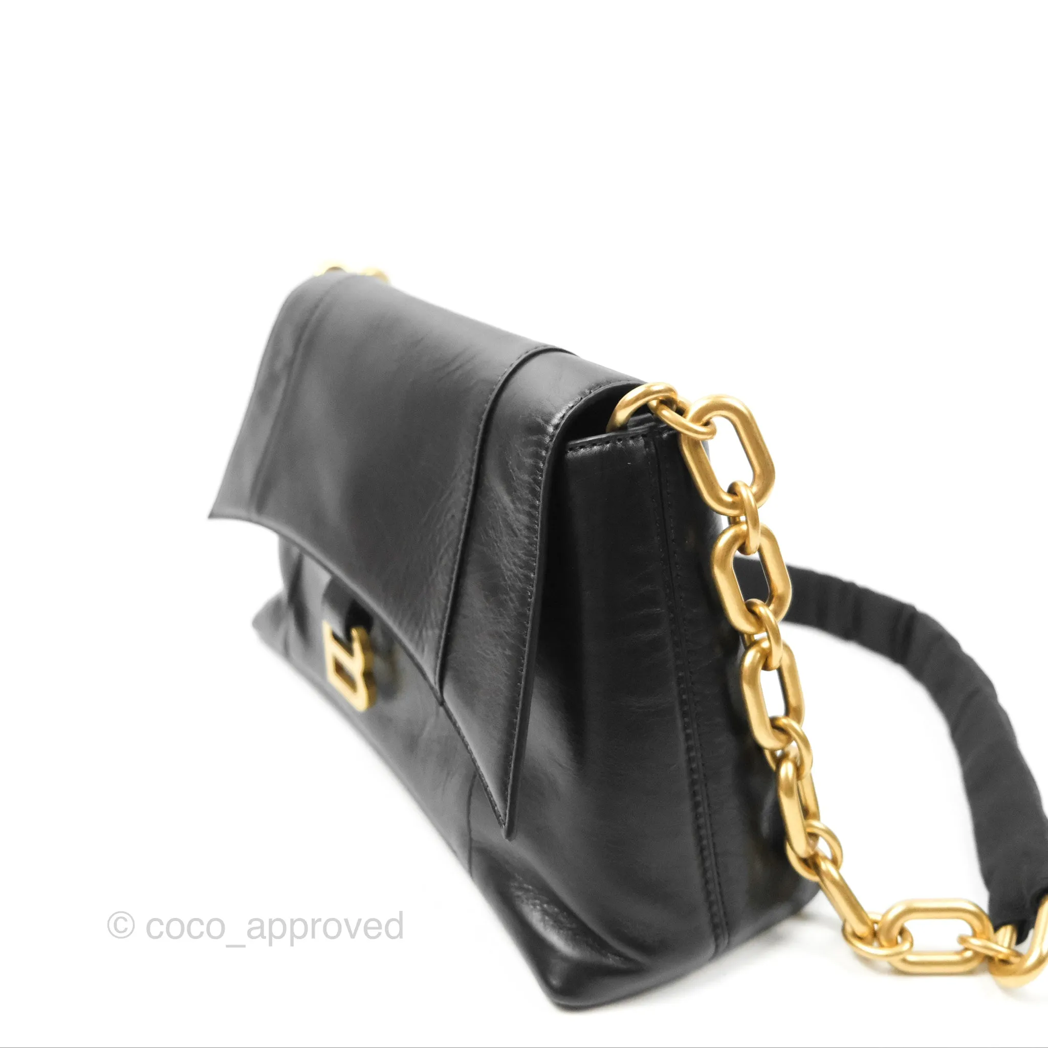 Balenciaga Small Downtown Black Shoulder Bag