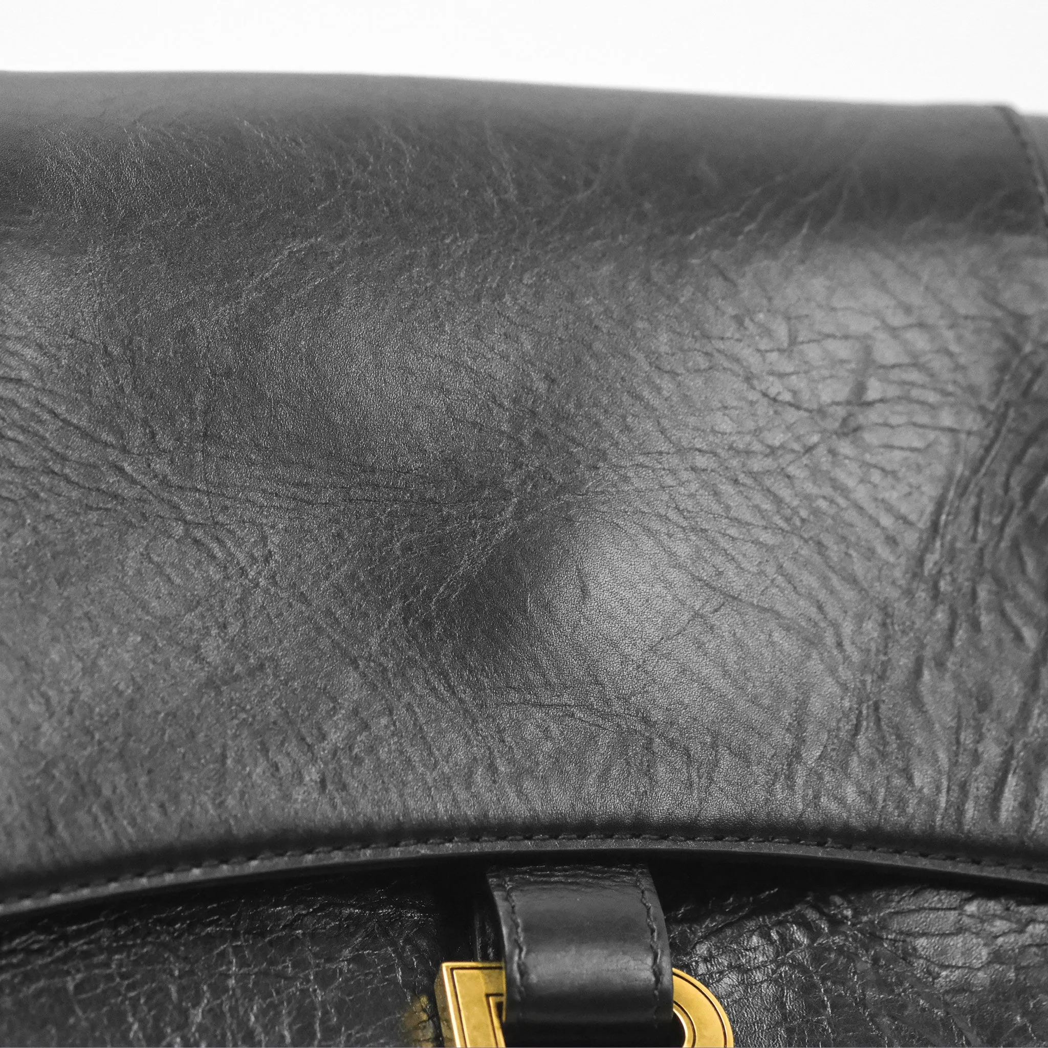 Balenciaga Small Downtown Black Shoulder Bag