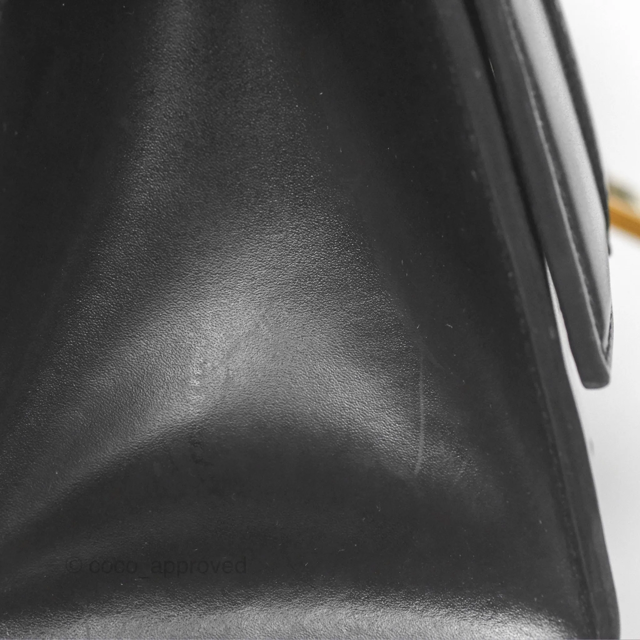 Balenciaga Small Hourglass Top Handle Bag Black Box Calfskin