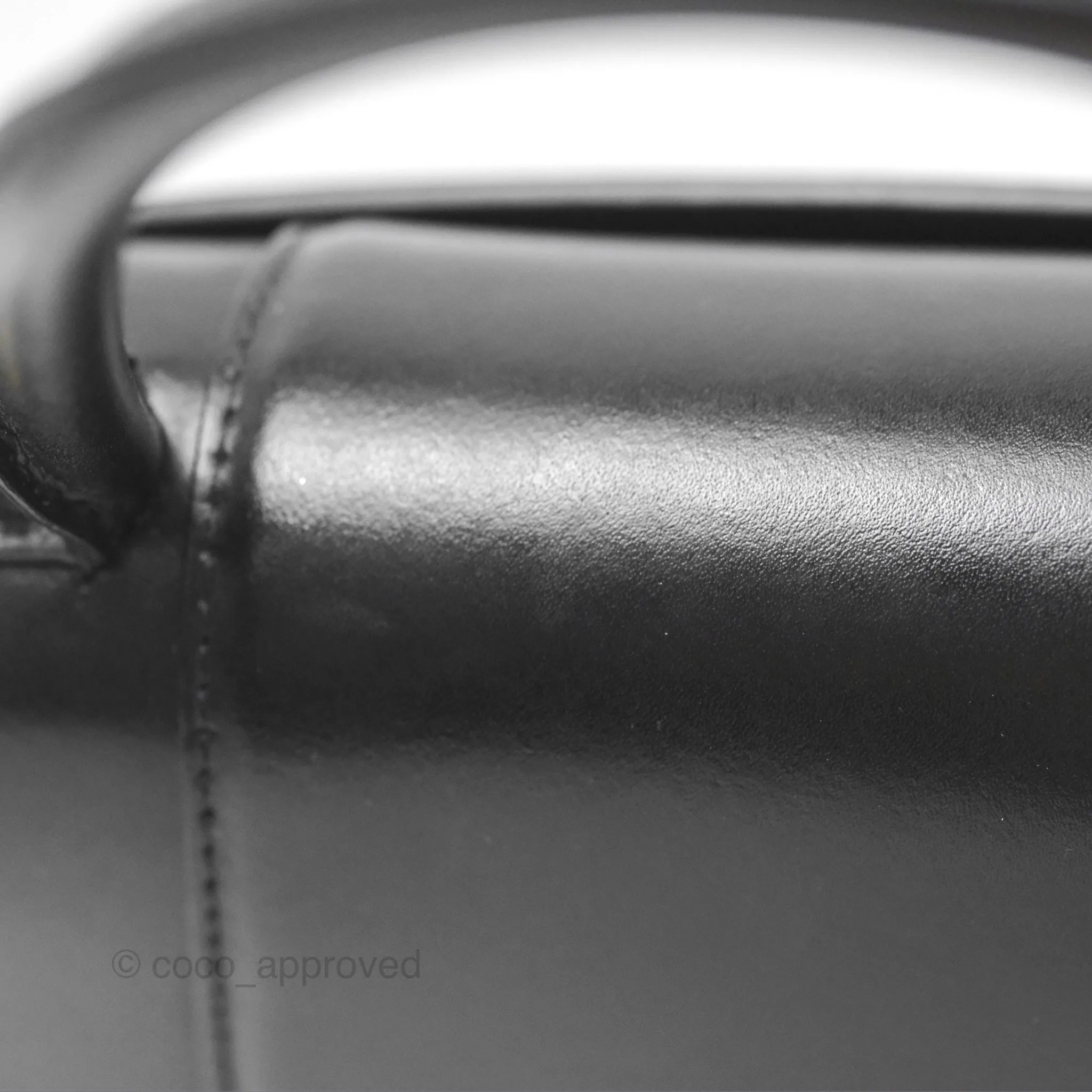 Balenciaga Small Hourglass Top Handle Bag Black Box Calfskin