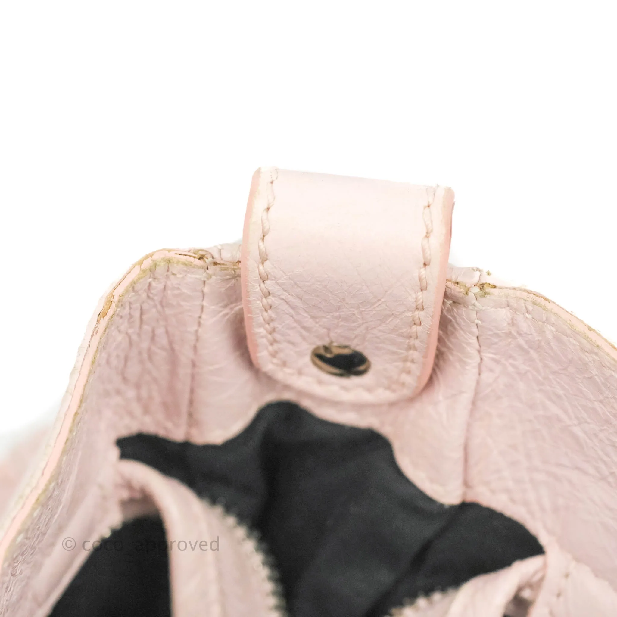 Balenciaga Velo Bag Pale Pink Silver Hardware