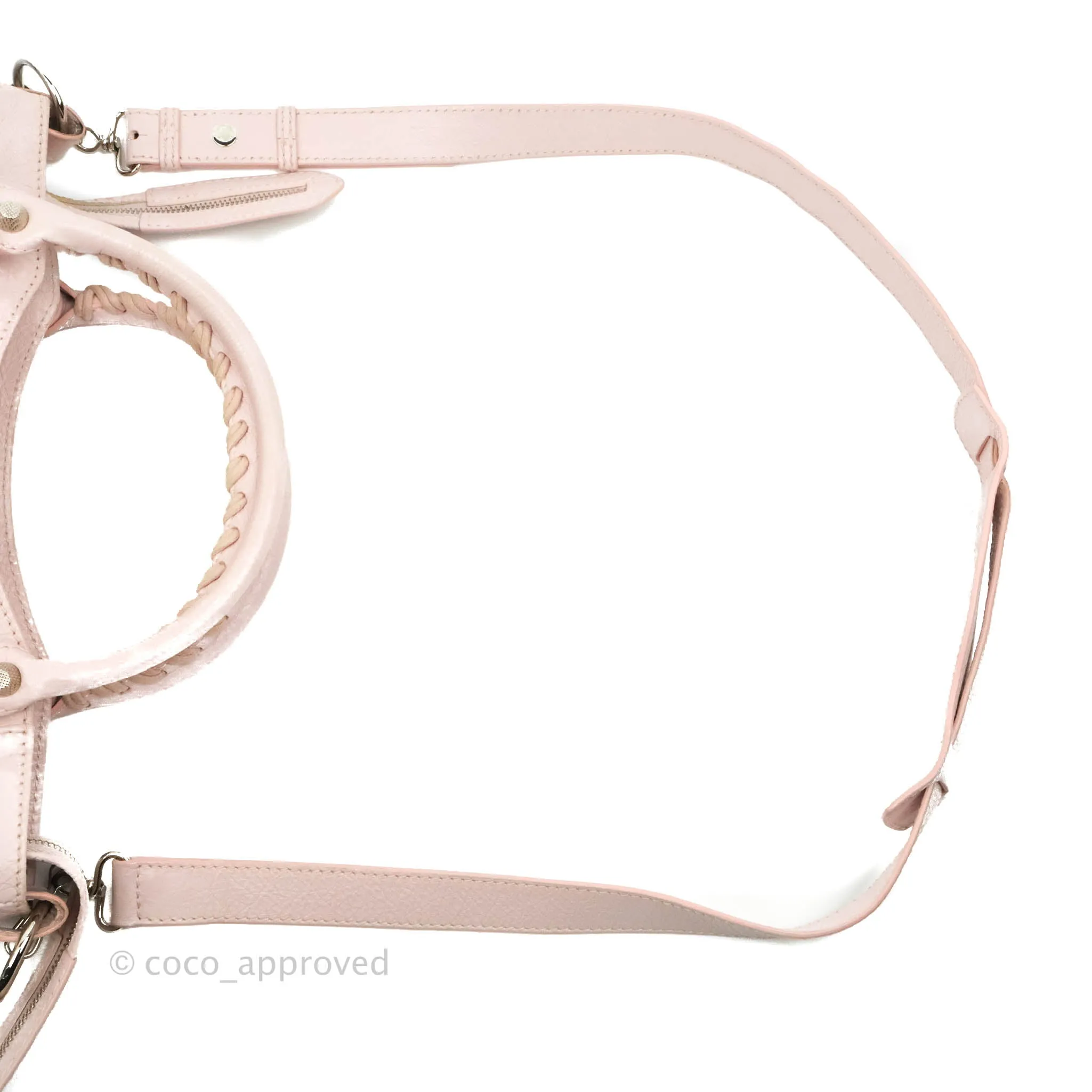 Balenciaga Velo Bag Pale Pink Silver Hardware