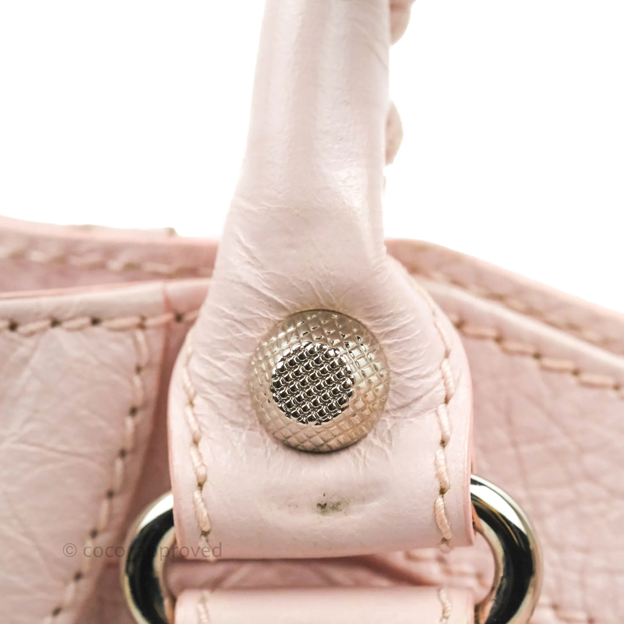 Balenciaga Velo Bag Pale Pink Silver Hardware