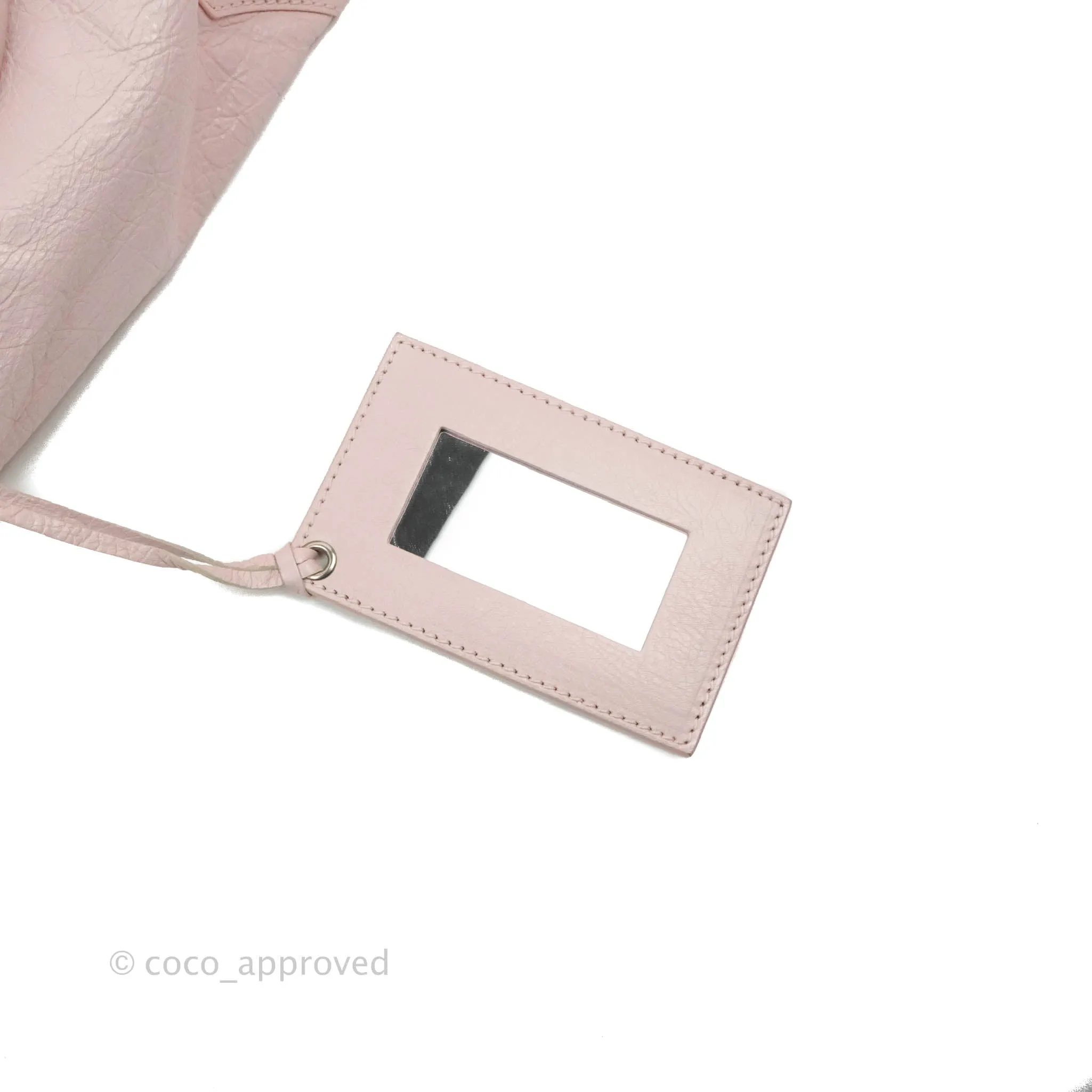 Balenciaga Velo Bag Pale Pink Silver Hardware